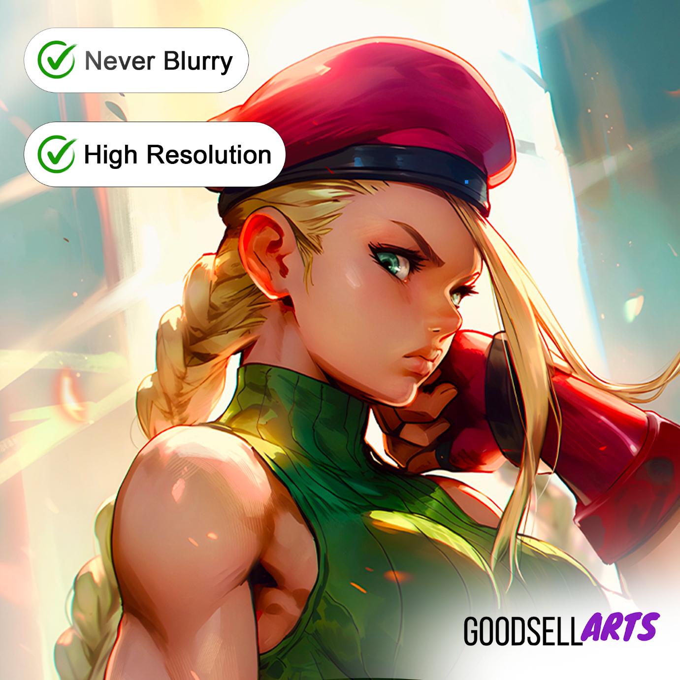 Cammy White Poster | Street Fighter Cammy Art Print | Gaming Poster | Cammy White Art | SF6 art | Video Game Poster | Street fighter poster