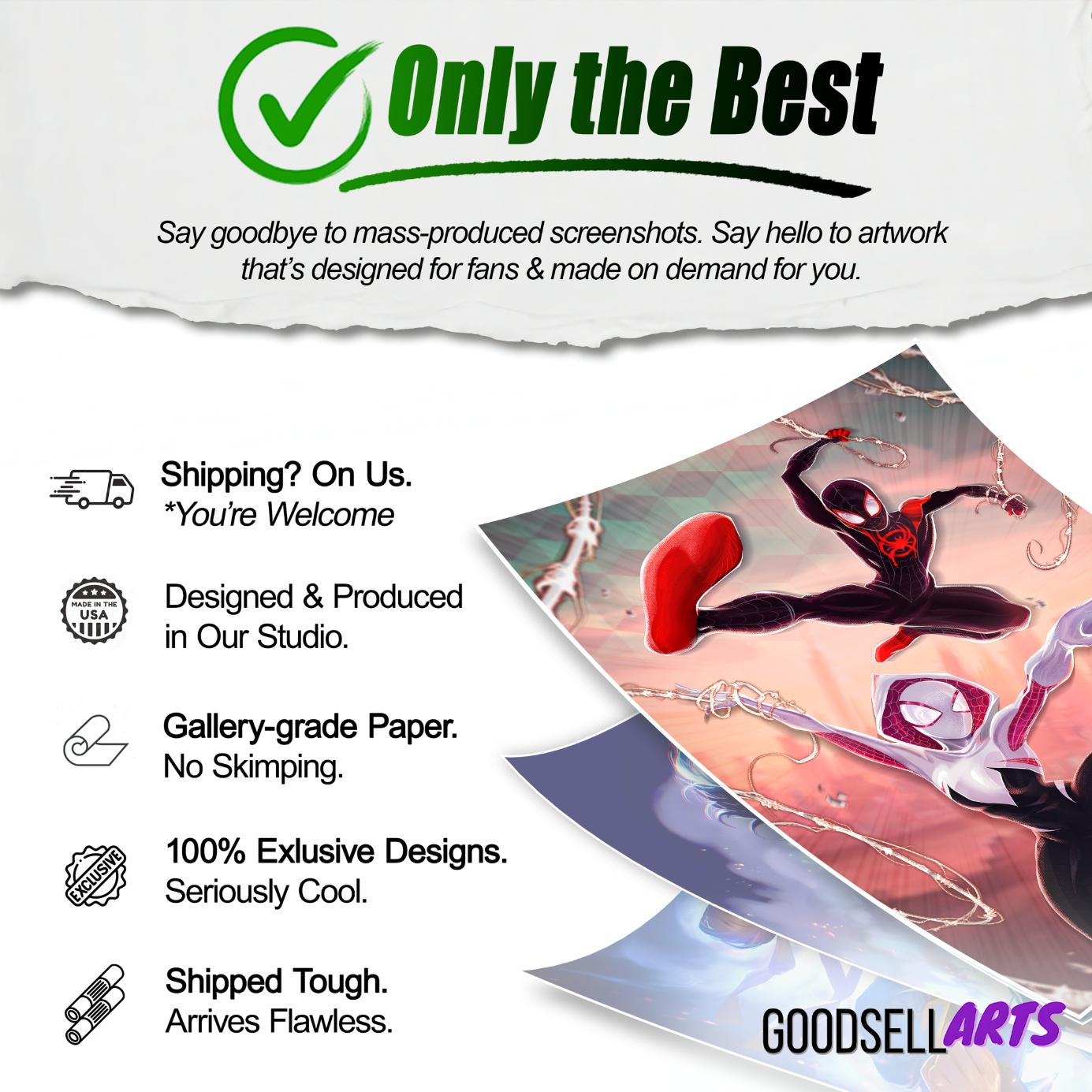 Miles Morales and Gwen Stacy Spiderverse poster | Spider-man poster | Miles Morales poster | Gwen Stacy Poster | Miles and Gwen art print