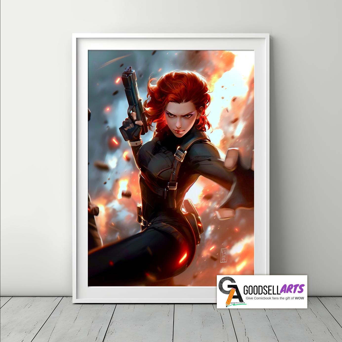 Black Widow Poster Print| Avengers Poster | Natasha Romanoff |Black Widow Wall Art | Avengers art print | marvel poster gift