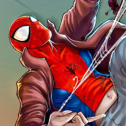 Spiderman Spiderverse Poster | Peter B. Parker poster | Marvel Wall Art | Spider Verse print Marvel Gifts for Men | Peter Parker art print