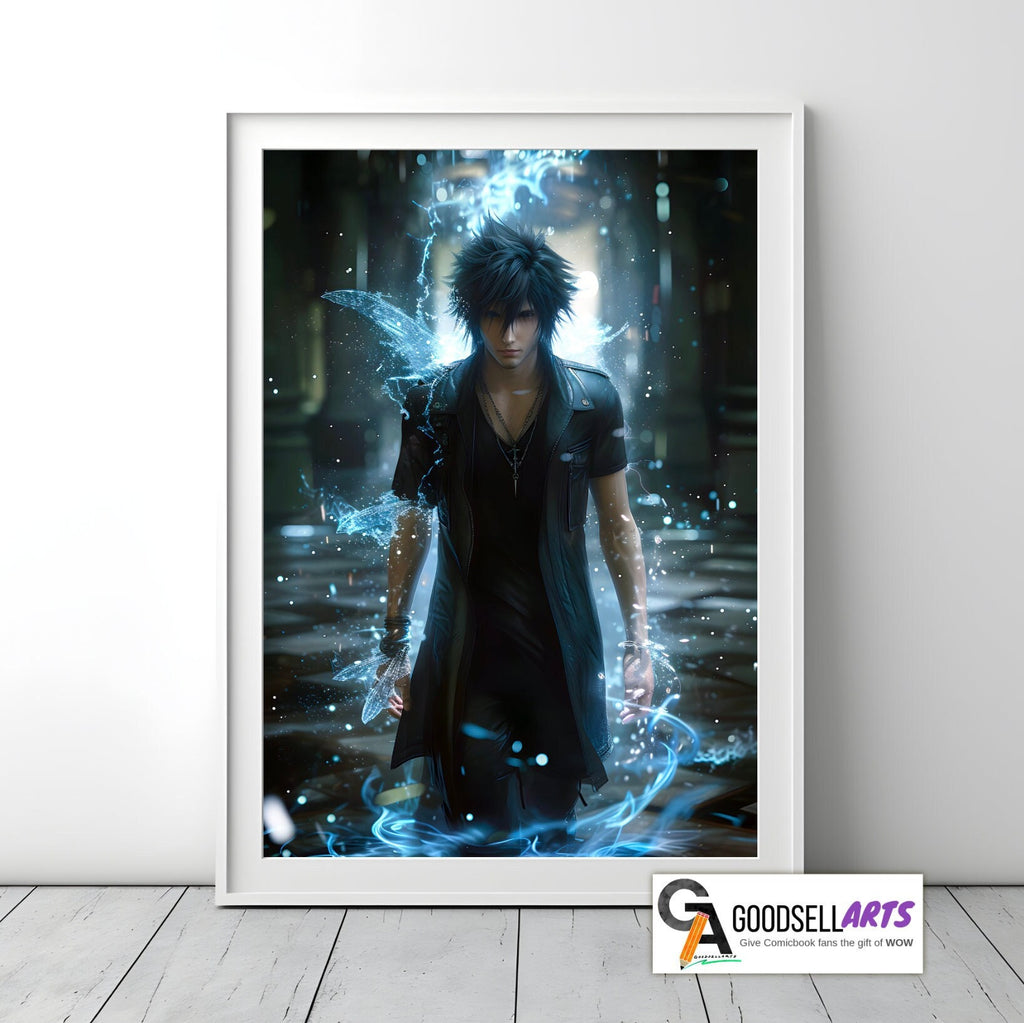 Noctis Final Fantasy 15 Poster | FFXV art print | Video Game poster | Gamer Gift | Video Game decor | Noctis Art print | Final Fantasy gift