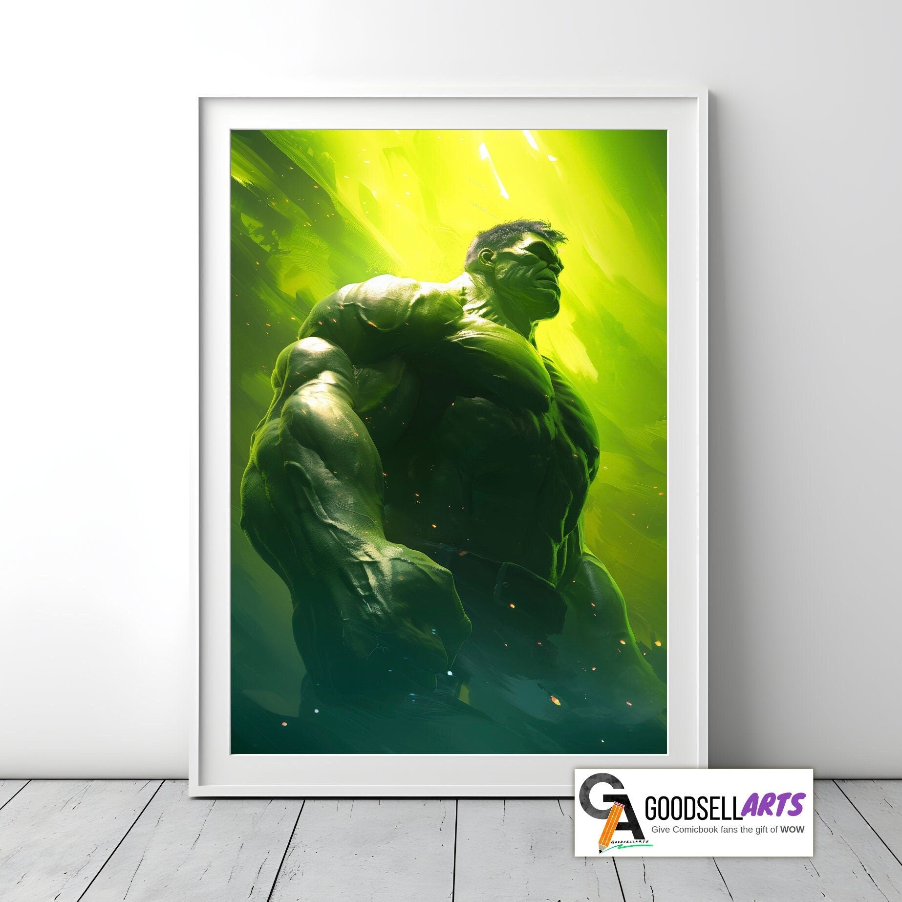 Incredible Hulk Poster | Avengers Hulk Fan Art | Bruce Banner Print | Collectible Hulk Game Room Decor | Avengers Hulk wall art