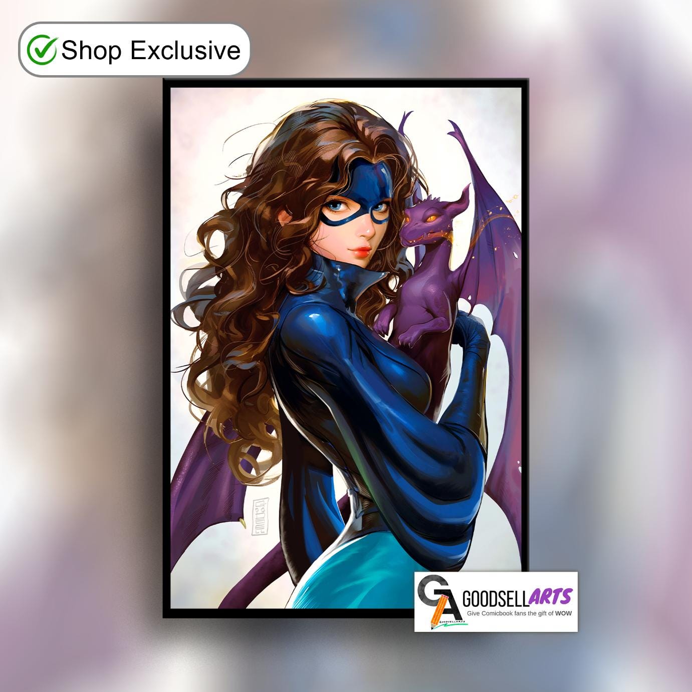 Kitty Pryde Poster | Marvel X-Men Wall Art Print, Shadowcat Superhero Decor, Comic Book Gift for X-Men Fans & Collectors | Classic X-men