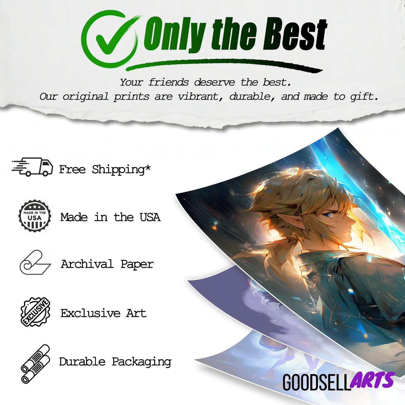 Link Poster | Legend of Zelda Gift | Zelda art print | Link Wall Art | Gamer Gift | Breath of the Wild Art Print | Tears of the Kingdom