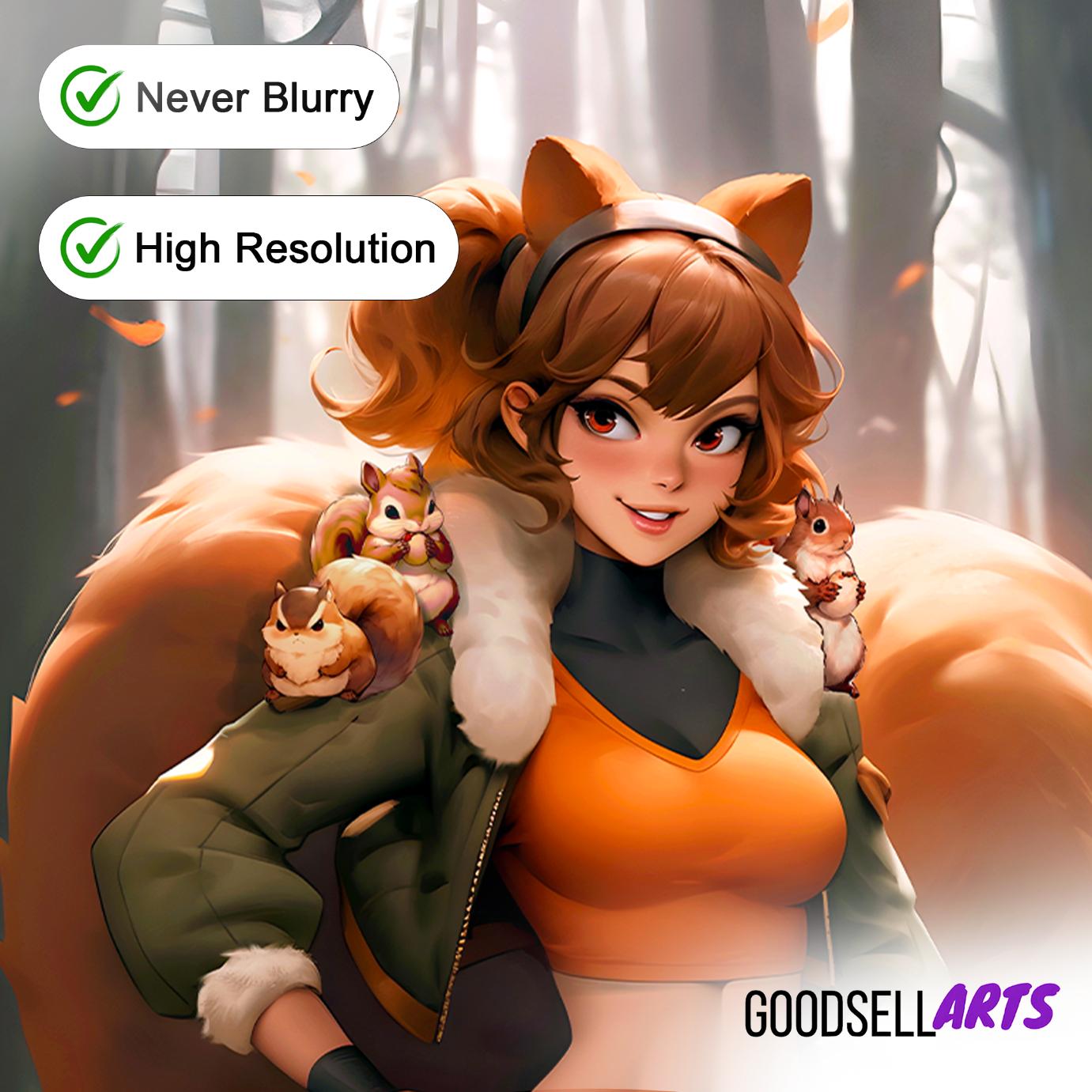 Squirrel Girl Poster Print, Marvel Rivals wall art, Superhero Video Game poster | Gamer room decor, Marvel wall art, squirrel girl gift