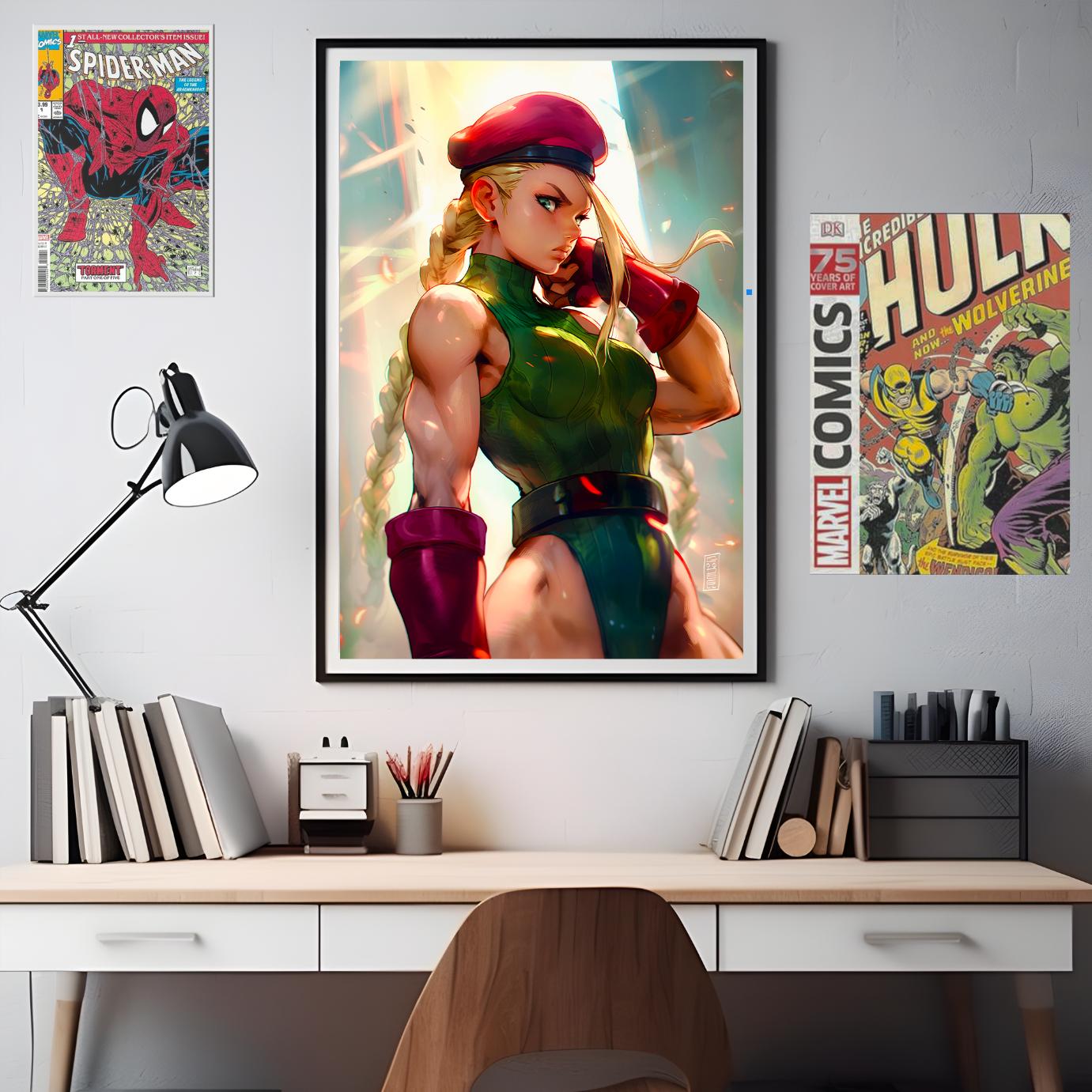 Cammy White Poster | Street Fighter Cammy Art Print | Gaming Poster | Cammy White Art | SF6 art | Video Game Poster | Street fighter poster