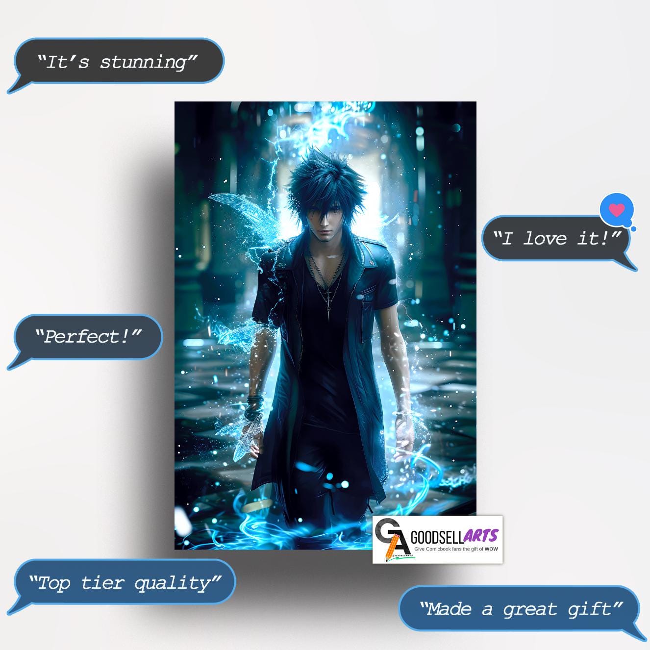 Noctis Final Fantasy 15 Poster | FFXV art print | Video Game poster | Gamer Gift | Video Game decor | Noctis Art print | Final Fantasy gift