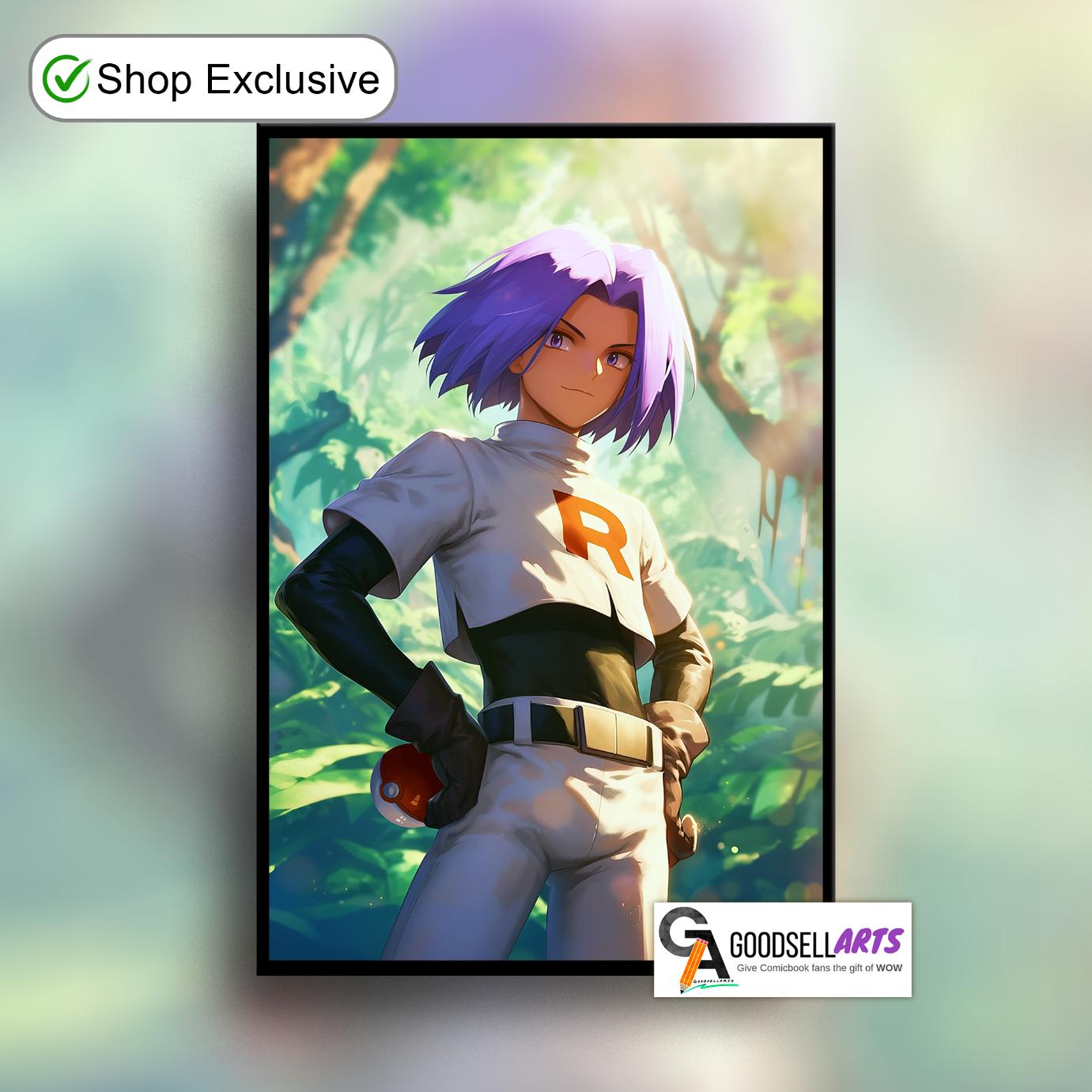 Team Rocket James Poster |  Pokemon game room decor, Pokemon wall art, James Team Rocket art print, Jessie James Pokemon Gift for fan