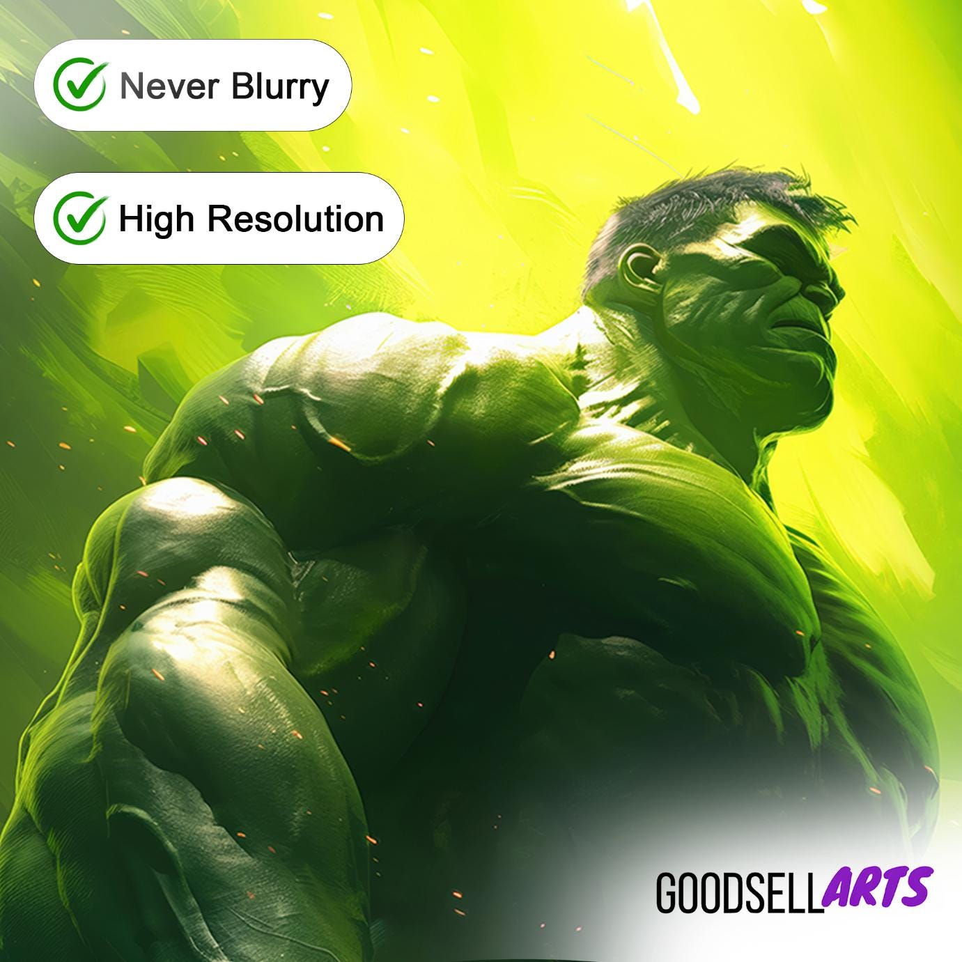 Incredible Hulk Poster | Avengers Hulk Fan Art | Bruce Banner Print | Collectible Hulk Game Room Decor | Avengers Hulk wall art