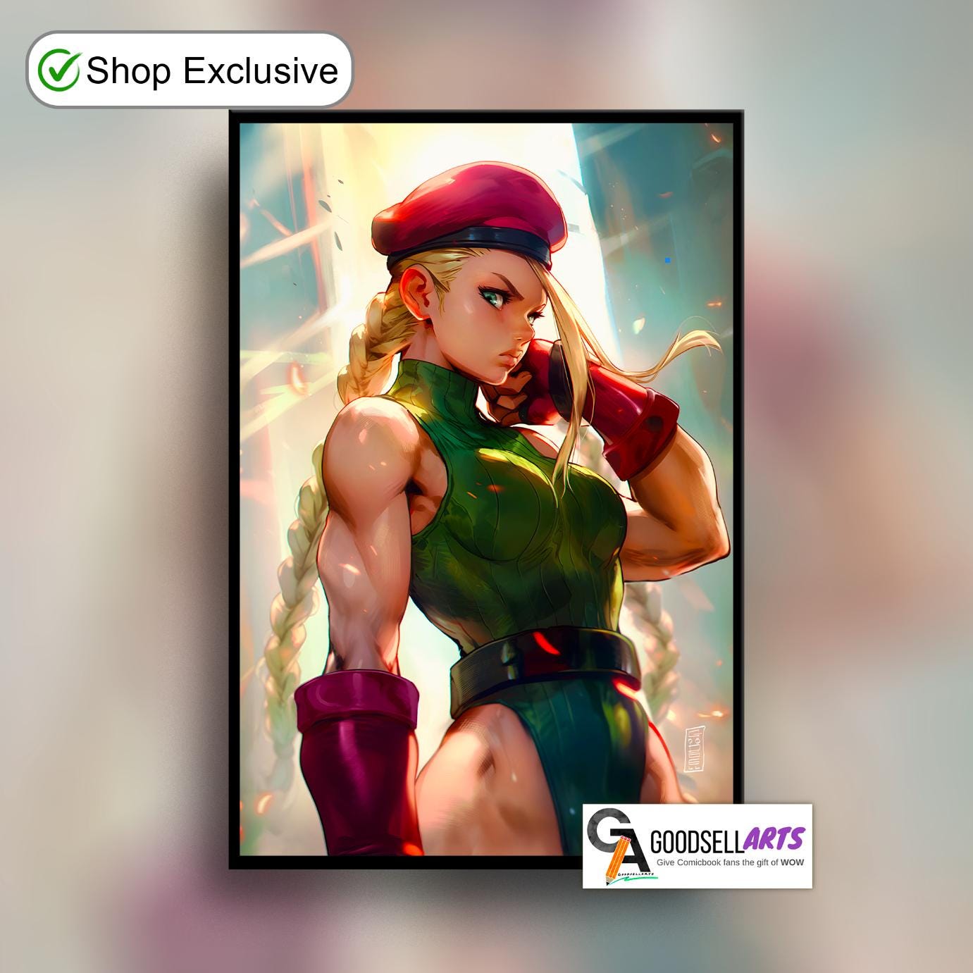Cammy White Poster | Street Fighter Cammy Art Print | Gaming Poster | Cammy White Art | SF6 art | Video Game Poster | Street fighter poster