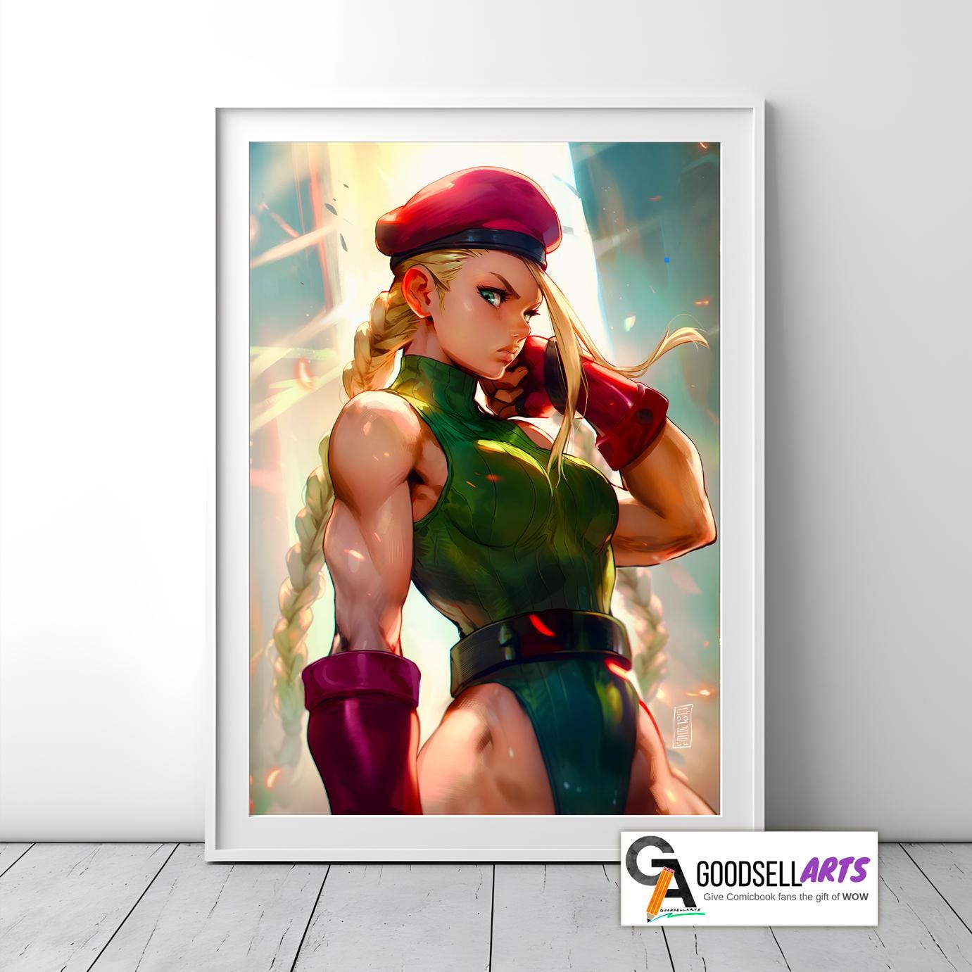 Cammy White Poster | Street Fighter Cammy Art Print | Gaming Poster | Cammy White Art | SF6 art | Video Game Poster | Street fighter poster