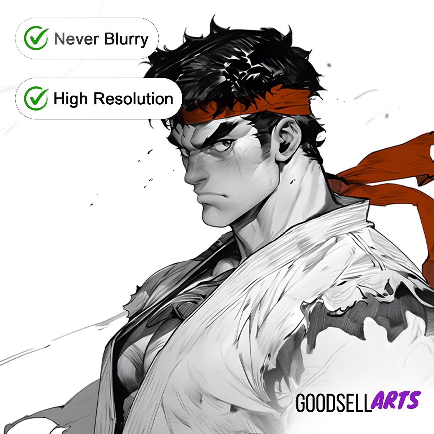 Street Fighter RYU Poster |  Ryu Street Fighter Art SF6 | Ryu Poster | Street Fighter 6 Art print | Ryu SF Wall art | Ryu Fan Art Gift