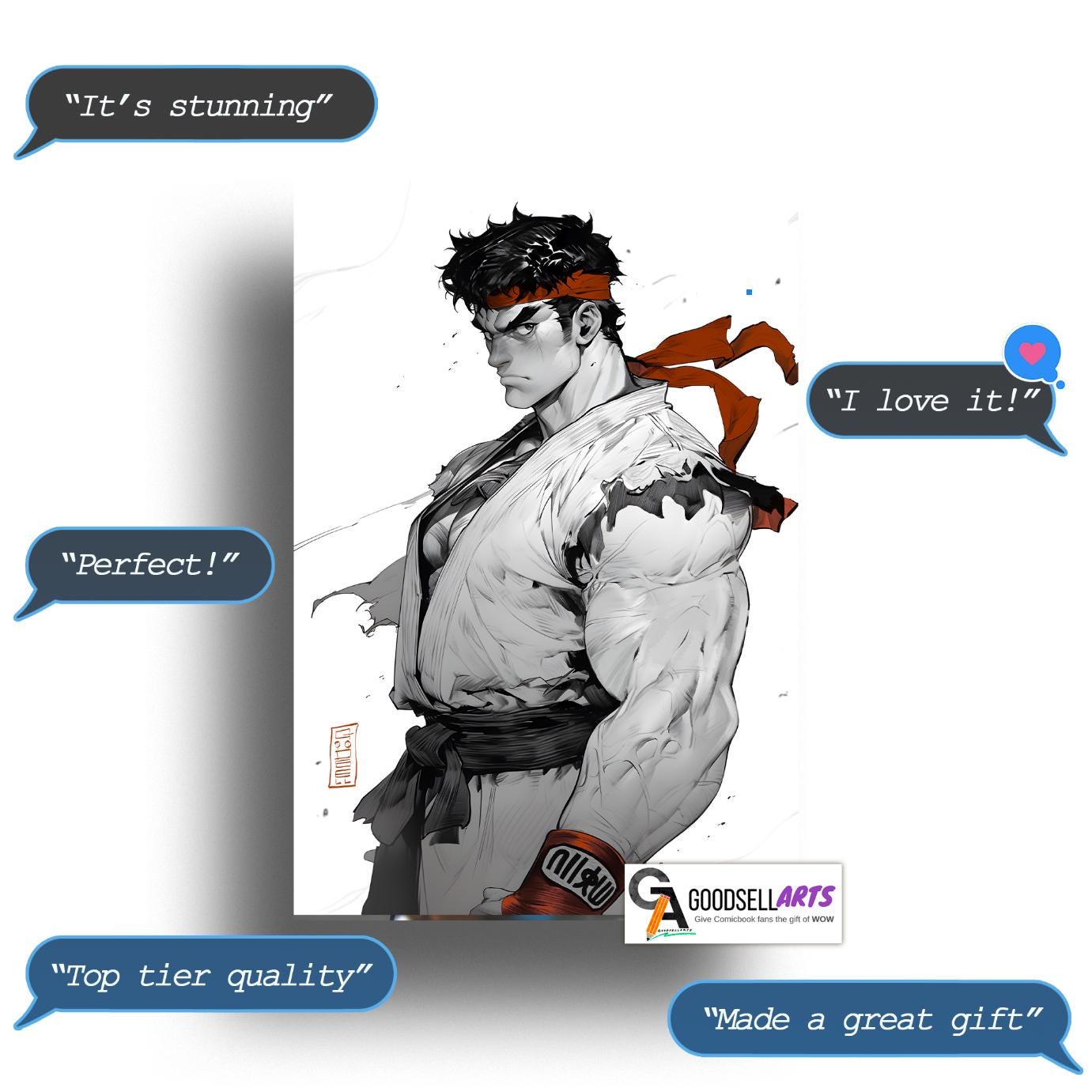 Street Fighter RYU Poster |  Ryu Street Fighter Art SF6 | Ryu Poster | Street Fighter 6 Art print | Ryu SF Wall art | Ryu Fan Art Gift