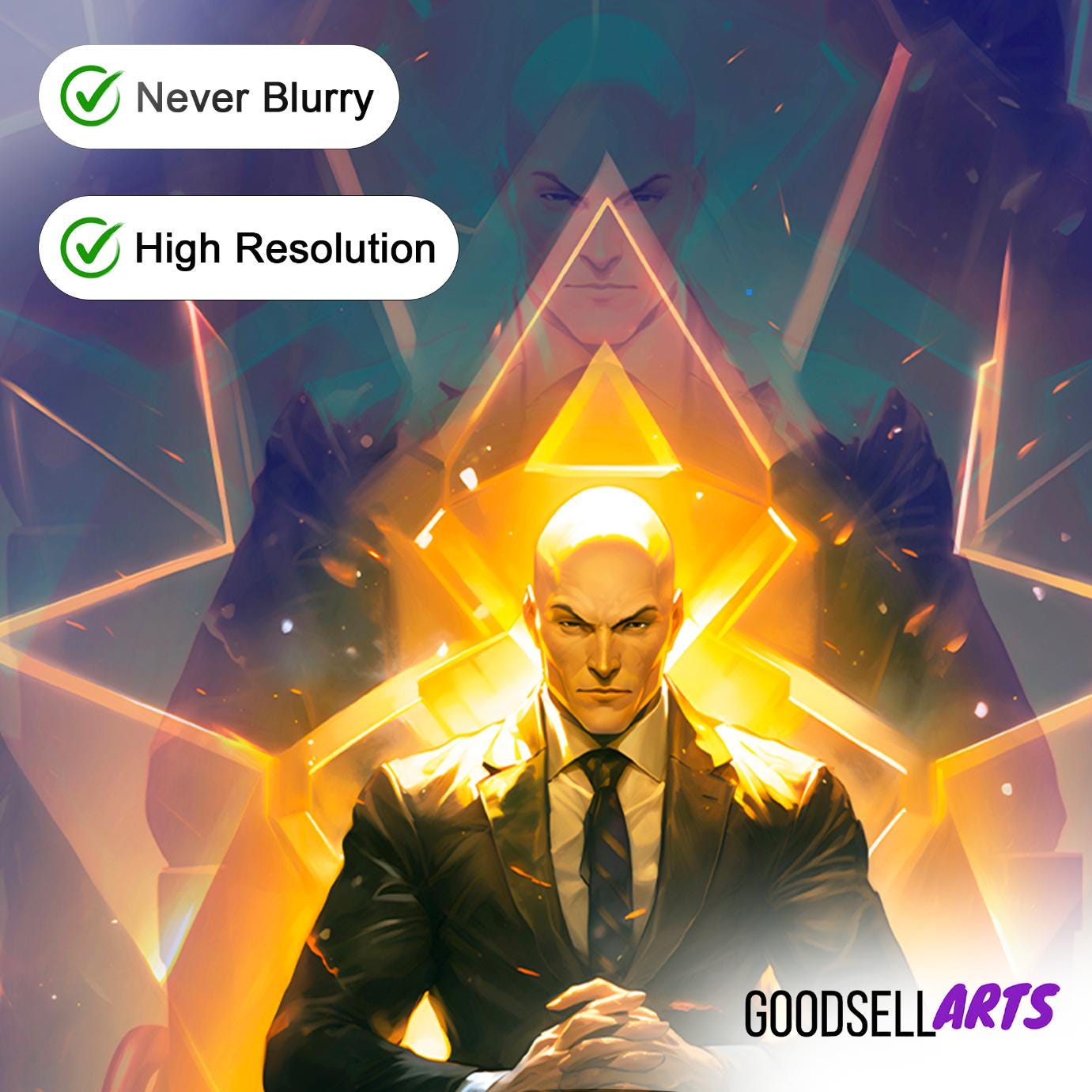 Professor X Poster Print |  X-men Poster | Charles Xavier Wall Art | Marvel X-men gift | Charles Xavier art print | X-men 97 poster