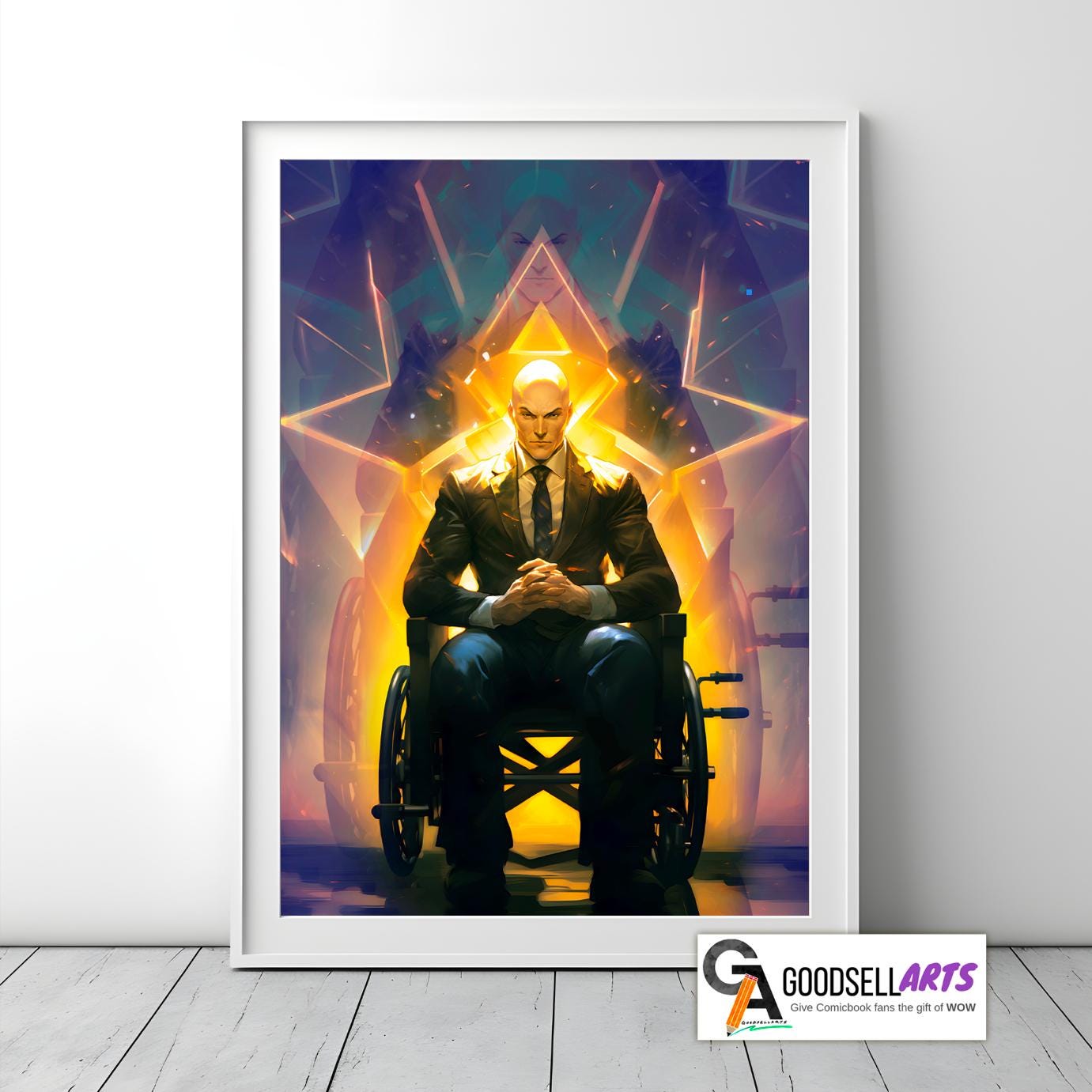 Professor X Poster Print |  X-men Poster | Charles Xavier Wall Art | Marvel X-men gift | Charles Xavier art print | X-men 97 poster