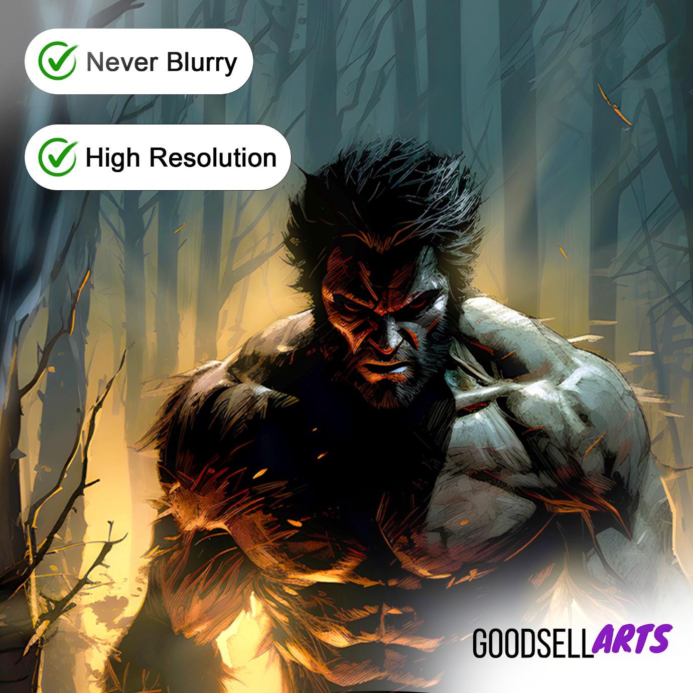 Wolverine Weapon X poster, Marvel X-men wall art print, Logan Wolverine art, Marvel comics fan gift, X-men Wolverine game room decor