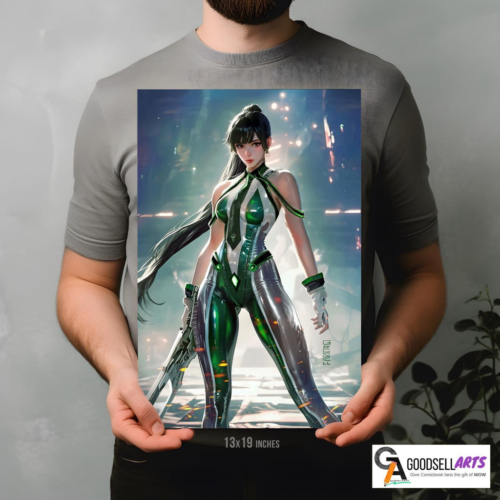 Stellar Blade Poster, EVE Project wall art print, Sci-Fi Gaming print, Video Gamer Gift, Gamer room decor, Eve Stellar Blade PS5 gift idea
