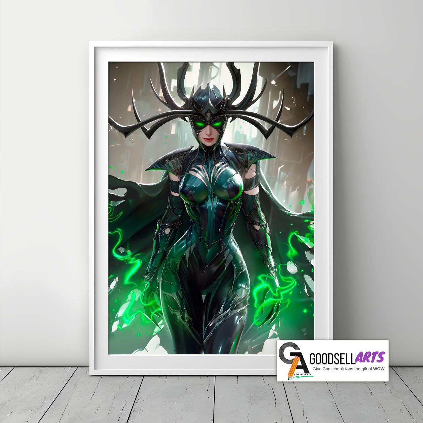 Hela Poster | Marvel Rivals Poster | Thor Hela art print | Hela Thor wall art | Game room decor | Video game poster | Goddess of Death