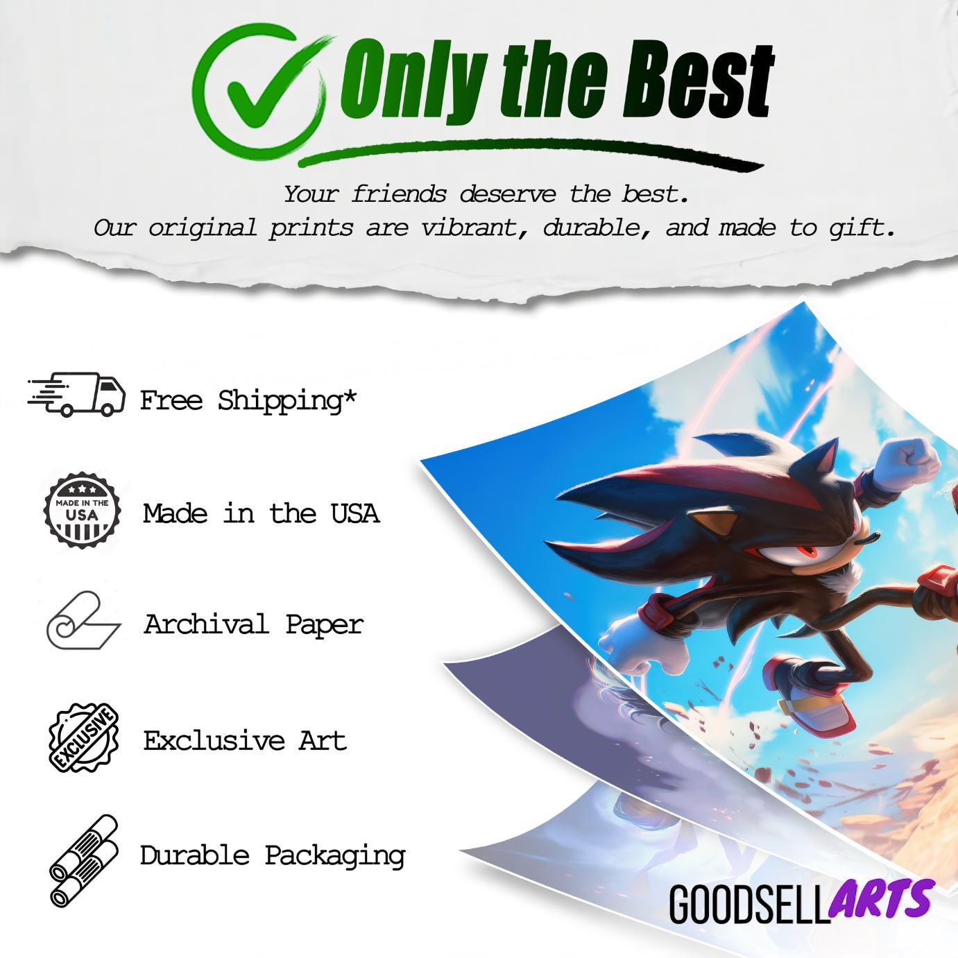 Shadow the Hedgehog Poster | Sonic wall art, Video Game print, Gamer Gift, Gamer Room Decor, Dark Sonic Fan Gift for Sonic fans