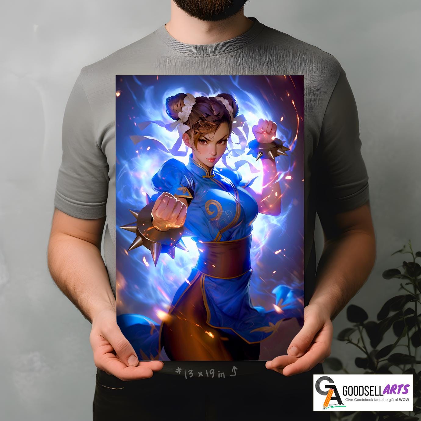 Chun-Li Street Fighter Poster| SF6 wall art video game decor, Retro arcade poster, Capcom Fighting game gift for gamers and arcade fans