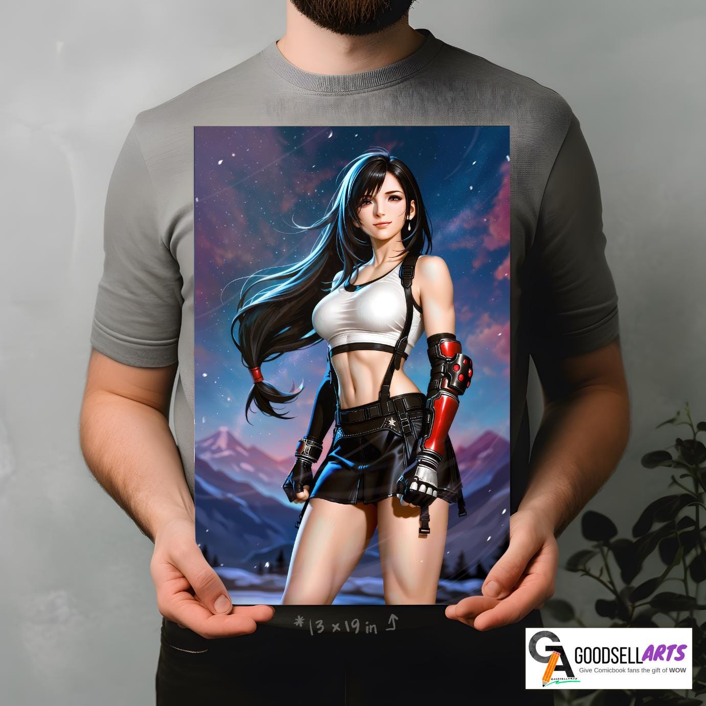 Tifa Final Fantasy 7 Poster | Poster | FF7 Rebirth| Gaming Decor | Gamer Gift | Video Game decor | Tifa Lockhart Art Print, Tifa fan gift