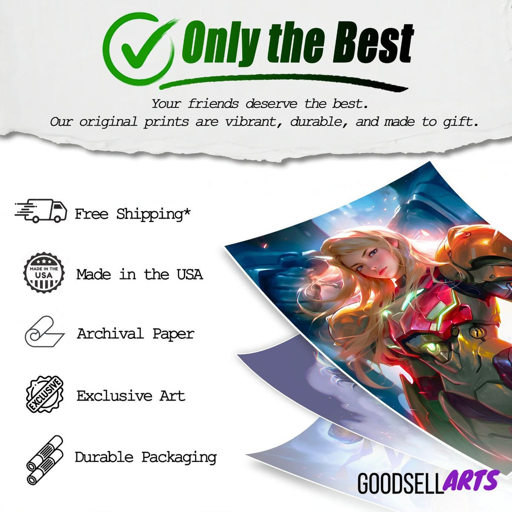 Samus Aran Metroid Poster, Nintendo Metroid Wall decor, Nintendo gamer gift, video game poster, game room decor, Samus wall Art print