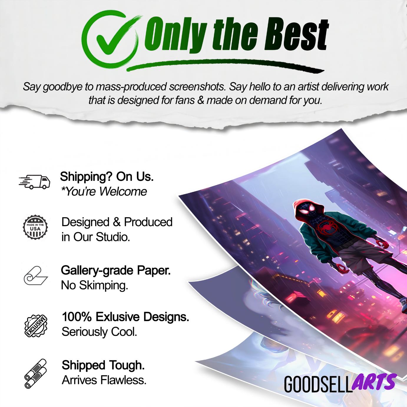 Miles Morales Poster Print, Spiderverse Poster, Spider-Man Art Print, Miles Morales gift, Marvel Spiderman wall art, Gamer room decor