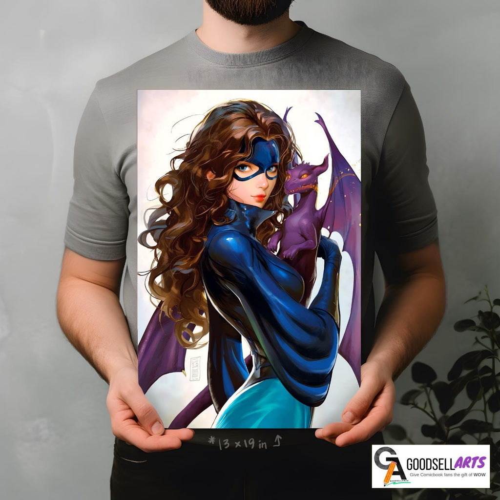 Kitty Pryde Poster | Marvel X-Men Wall Art Print, Shadowcat Superhero Decor, Comic Book Gift for X-Men Fans & Collectors | Classic X-men