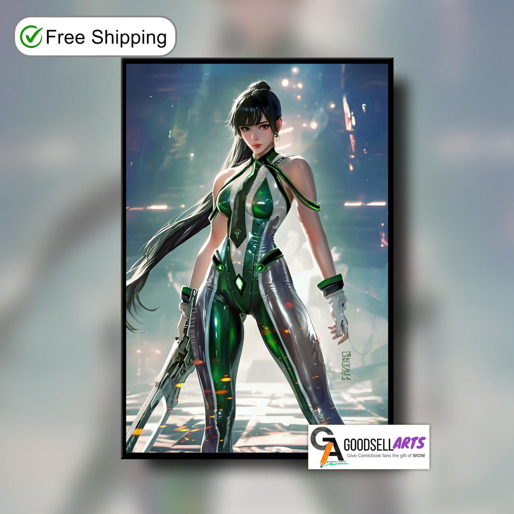 Stellar Blade Poster, EVE Project wall art print, Sci-Fi Gaming print, Video Gamer Gift, Gamer room decor, Eve Stellar Blade PS5 gift idea