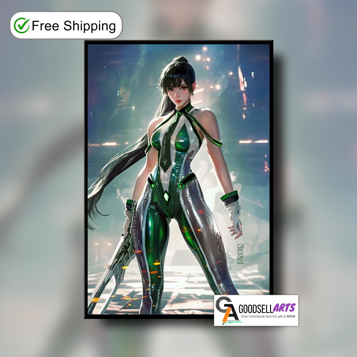 Stellar Blade Poster, EVE Project wall art print, Sci-Fi Gaming print, Video Gamer Gift, Gamer room decor, Eve Stellar Blade PS5 gift idea