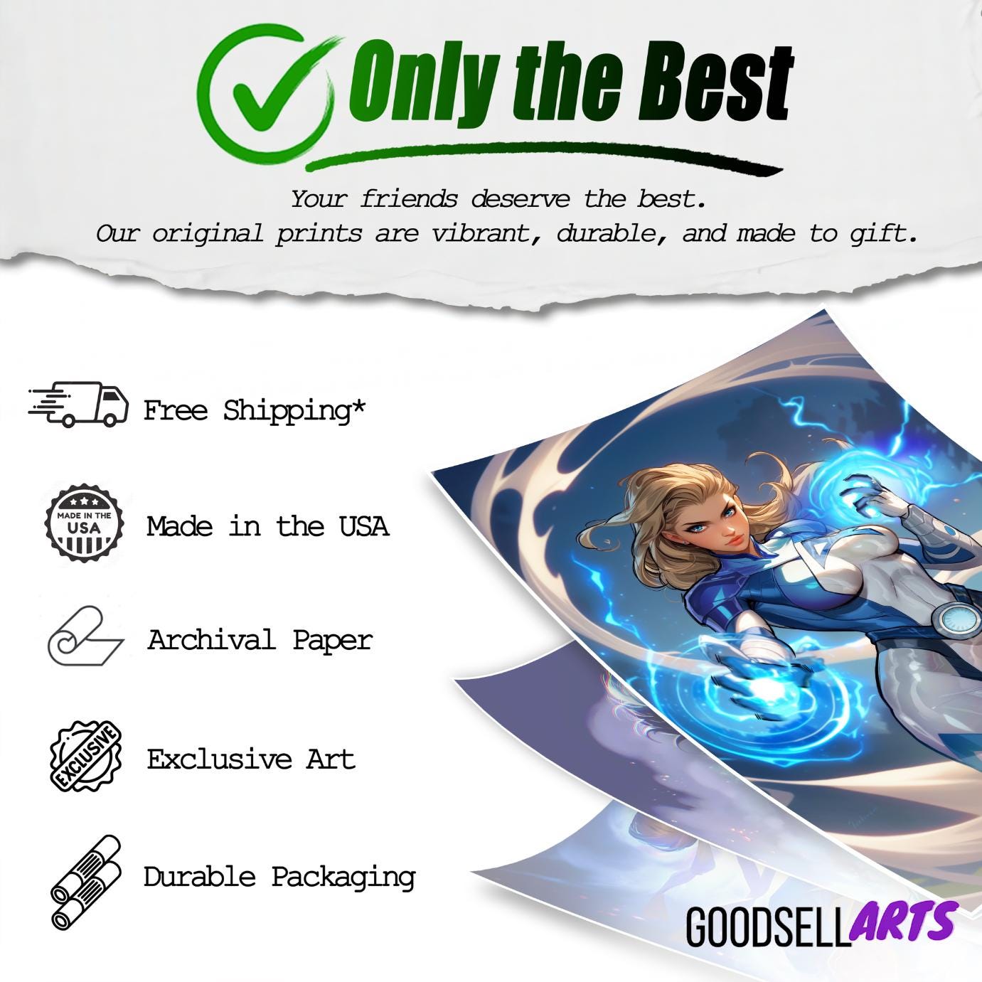 Invisible Woman Poster, Marvel Rivals art print, Sue Storm art print,  Fantastic Four First steps | Game room decor | Video game poster