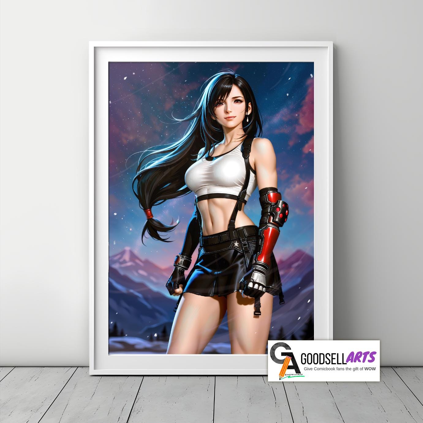 Tifa Final Fantasy 7 Poster | Poster | FF7 Rebirth| Gaming Decor | Gamer Gift | Video Game decor | Tifa Lockhart Art Print, Tifa fan gift