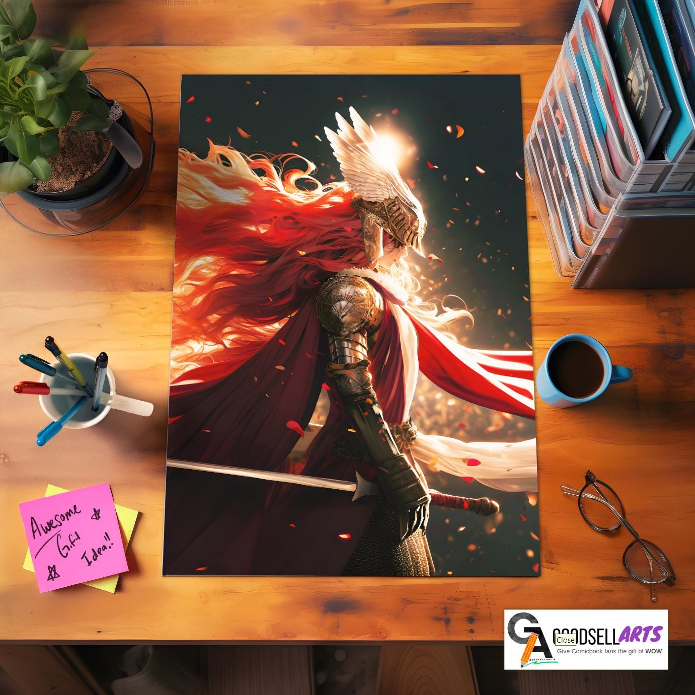 Malenia Elden Ring Poster |  Video game poster | Gaming Poster | Elden ring print | Malenia blade of Miquella | Game room decor