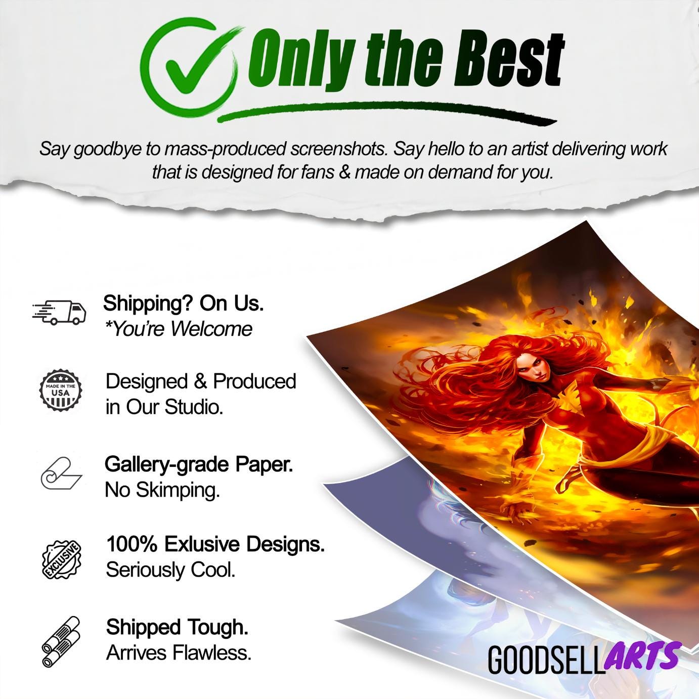 Dark Phoenix Poster, X-Men Jean Grey Wall Art Print, Marvel Comic Decor, Superhero Gift for X-men Fans, Phoenix Force art, Gamer room decor