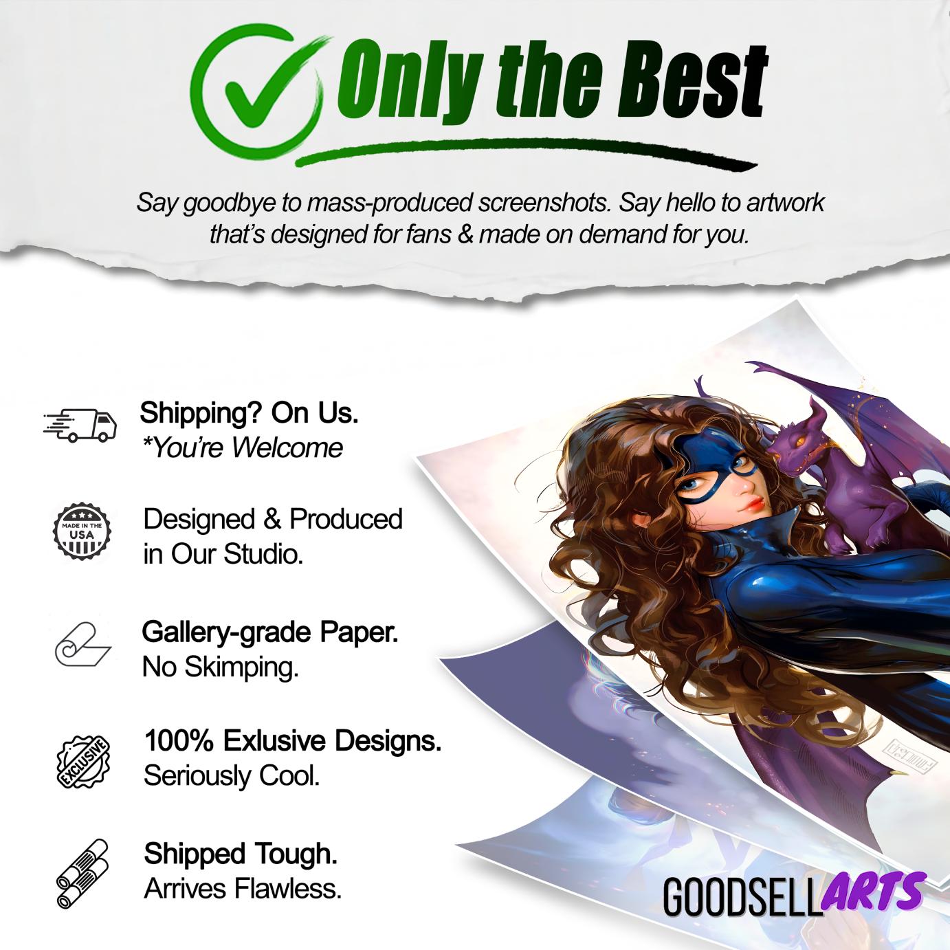 Kitty Pryde Poster | Marvel X-Men Wall Art Print, Shadowcat Superhero Decor, Comic Book Gift for X-Men Fans & Collectors | Classic X-men