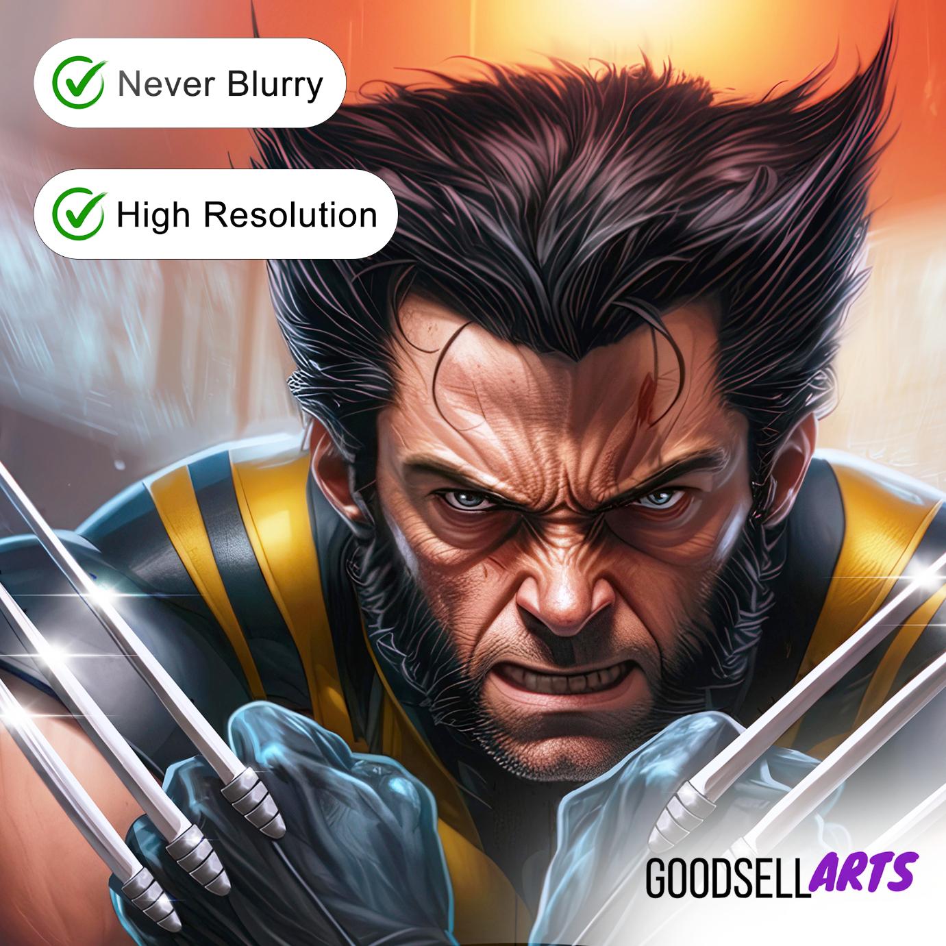 Wolverine Logan Poster Print| Logan art print | Marvel X-men wall art | Hugh Jackman poster | Game Room Decor | Wolverine fan gift