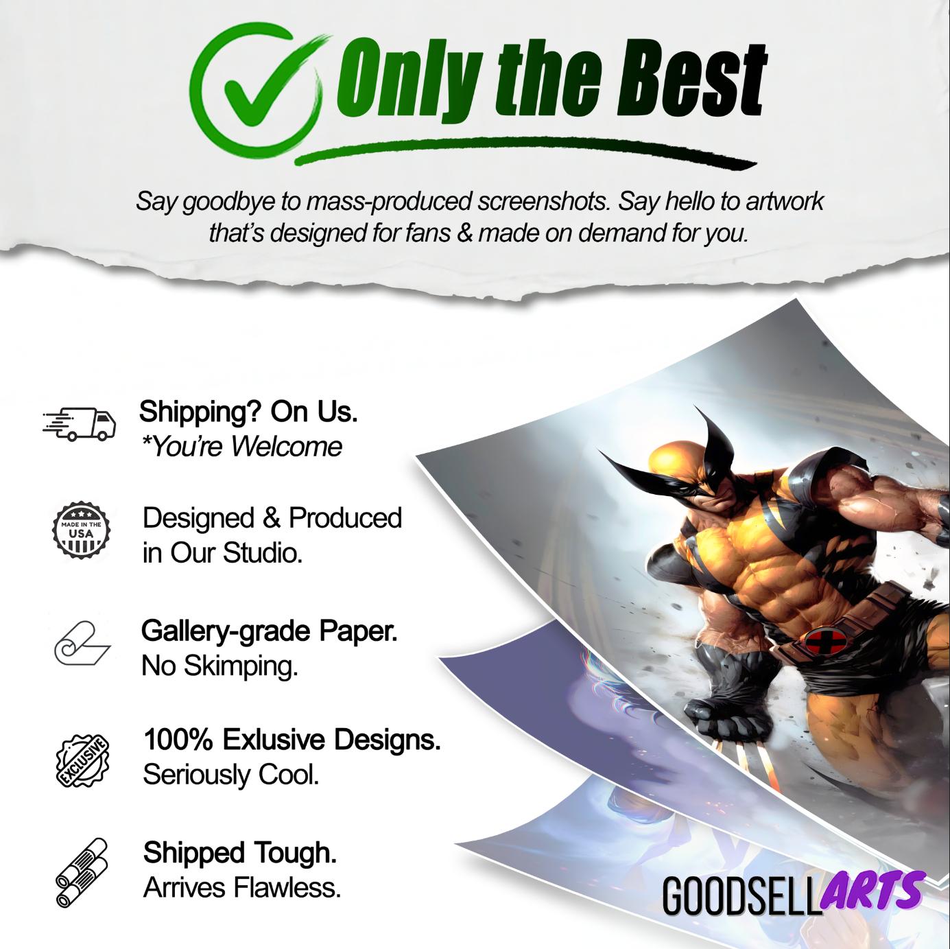 Wolverine X-Men Poster |  Logan art print | Marvel X-men wall art | Wolverine X-Men Gift | Geek Room Decor | Wolverine fan art | Superhero