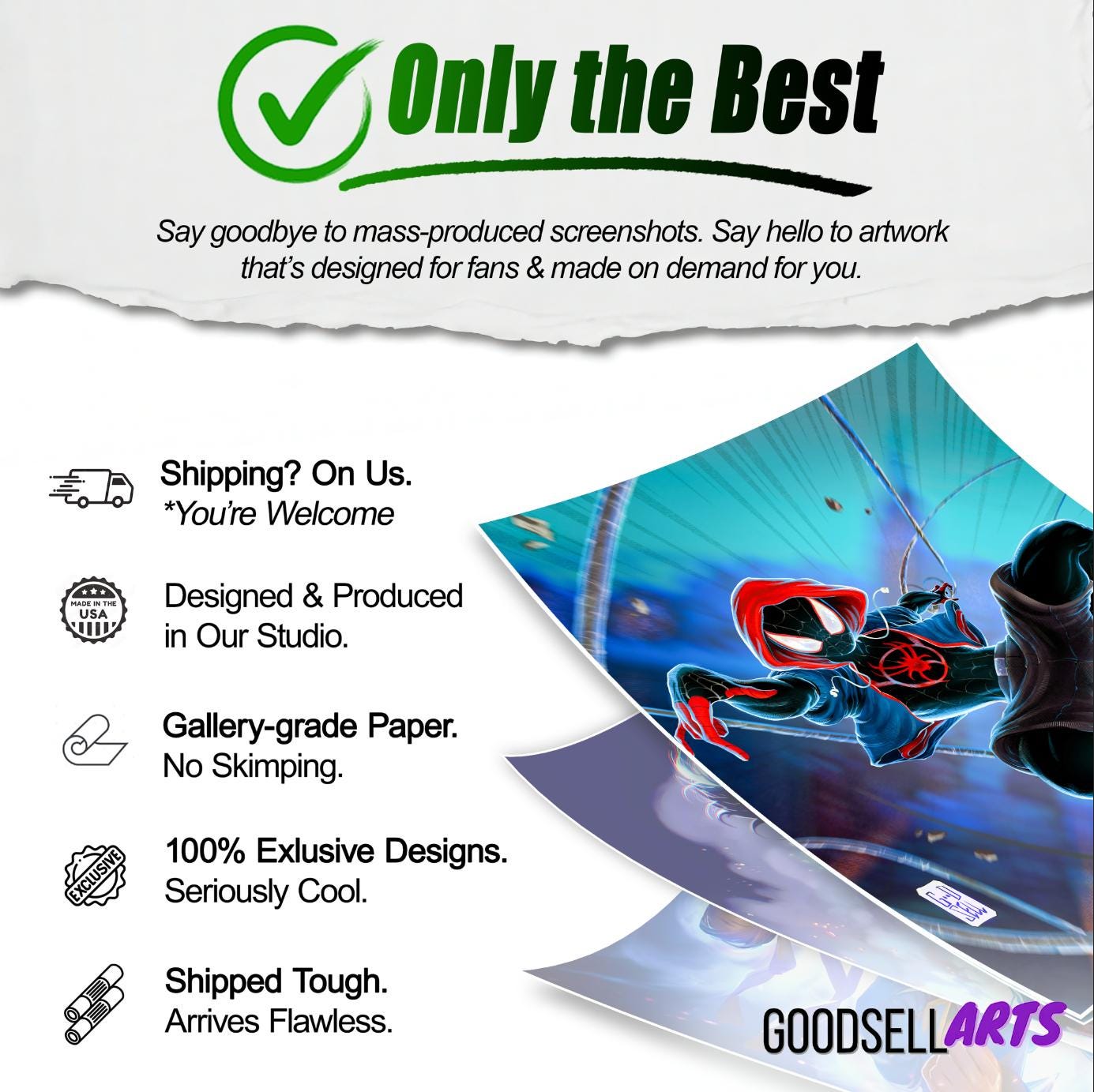 Miles Morales Spiderman Poster Print | Marvel Spider-Man Wall Art | Miles gift | Miles Morales art  | Geek Room Decor | Miles gift for him