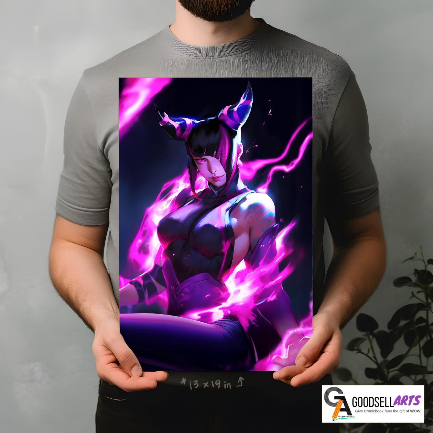 Juri Street Fighter Poster | Juri Han Wall Art | SF6 | Gaming Poster | Video Game Poster | Gaming Room Decor