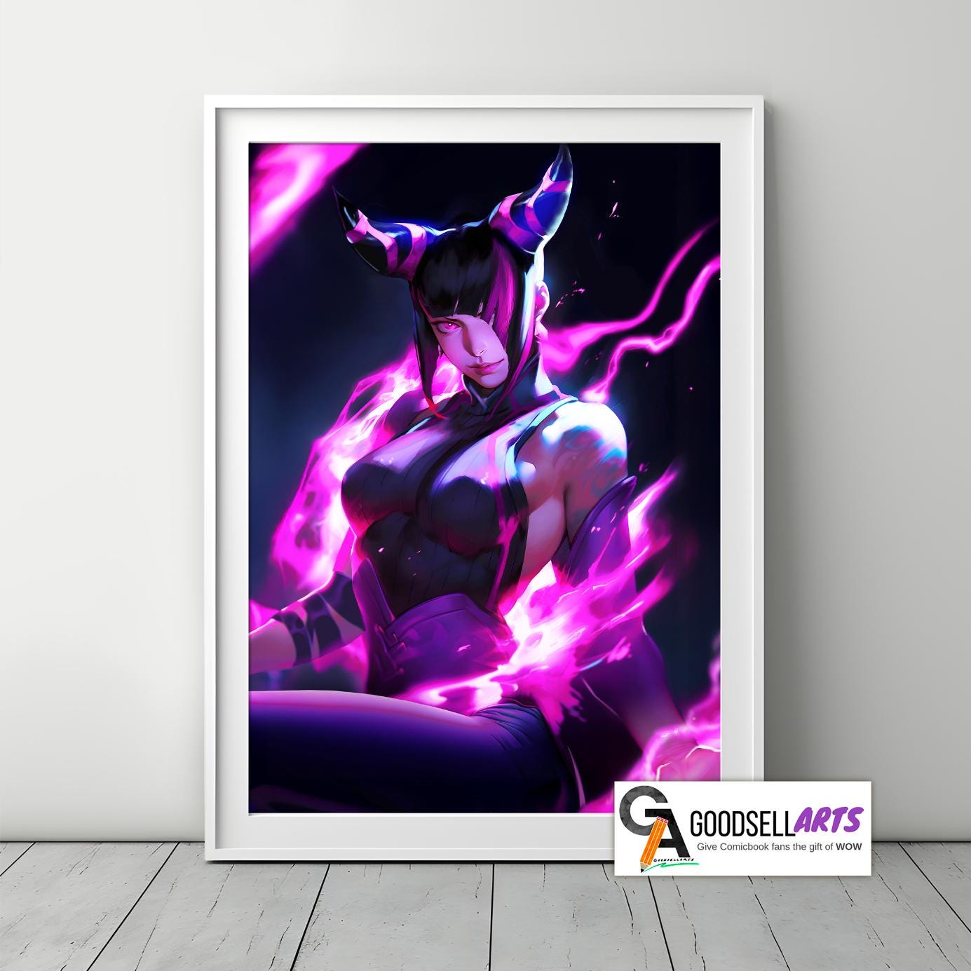 Juri Street Fighter Poster | Juri Han Wall Art | SF6 | Gaming Poster | Video Game Poster | Gaming Room Decor