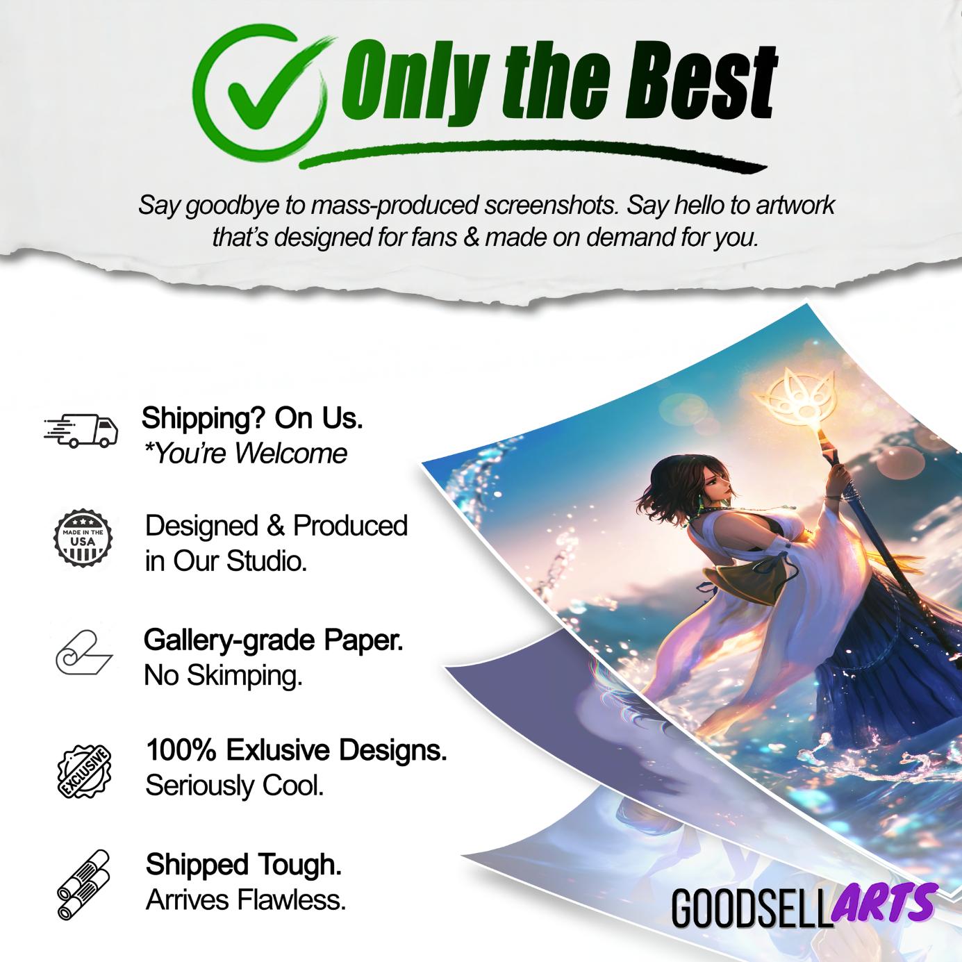 Yuna Final Fantasy Poster | FFX Video Game | Final Fantasy Prints | Yuna art print Final Fantasy RPG gift | Large poster | Gamer Room decor