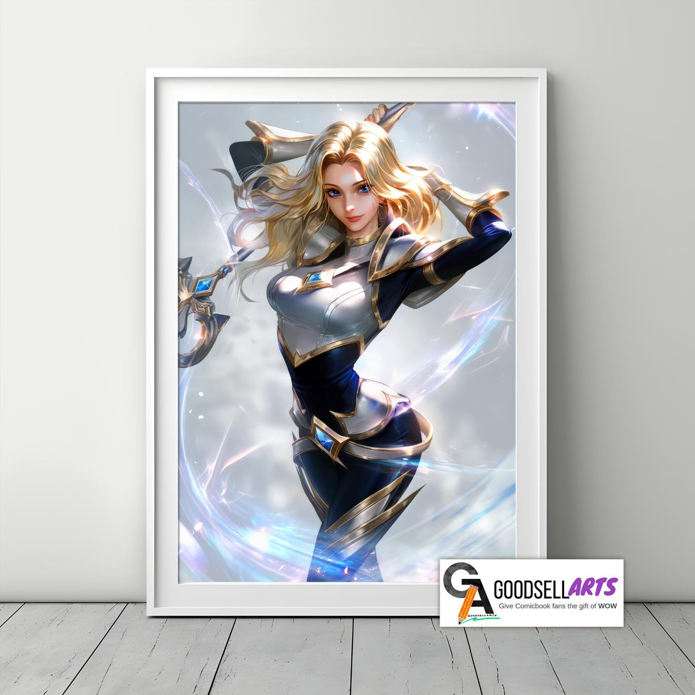 Lux Poster, League of Legends Poster, Lux wall art, Video game poster, Gamer room decor Luxanna Crowngaurd, LoL fan gift