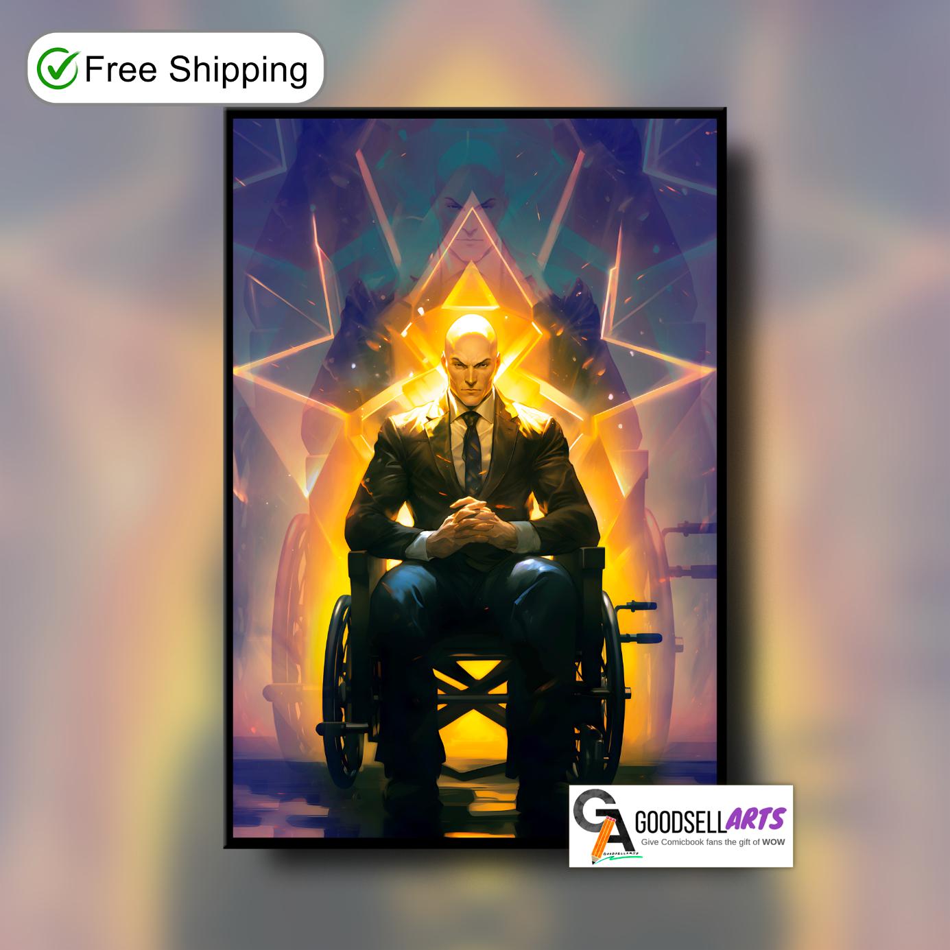 Professor X Poster Print |  X-men Poster | Charles Xavier Wall Art | Marvel X-men gift | Charles Xavier art print | X-men 97 poster