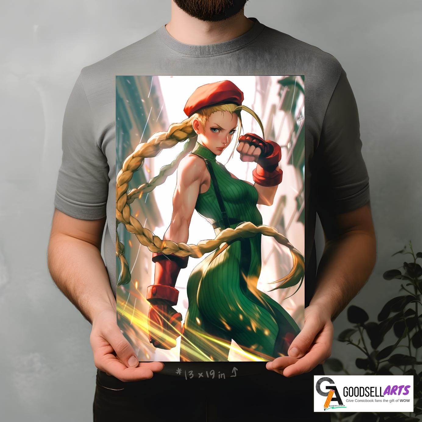 Cammy Street Fighter Poster | &quot;Canon Spike!&quot; | Street Fighter Art |  | Cammy White | SF6 | Video Game Poster | Gaming Gift