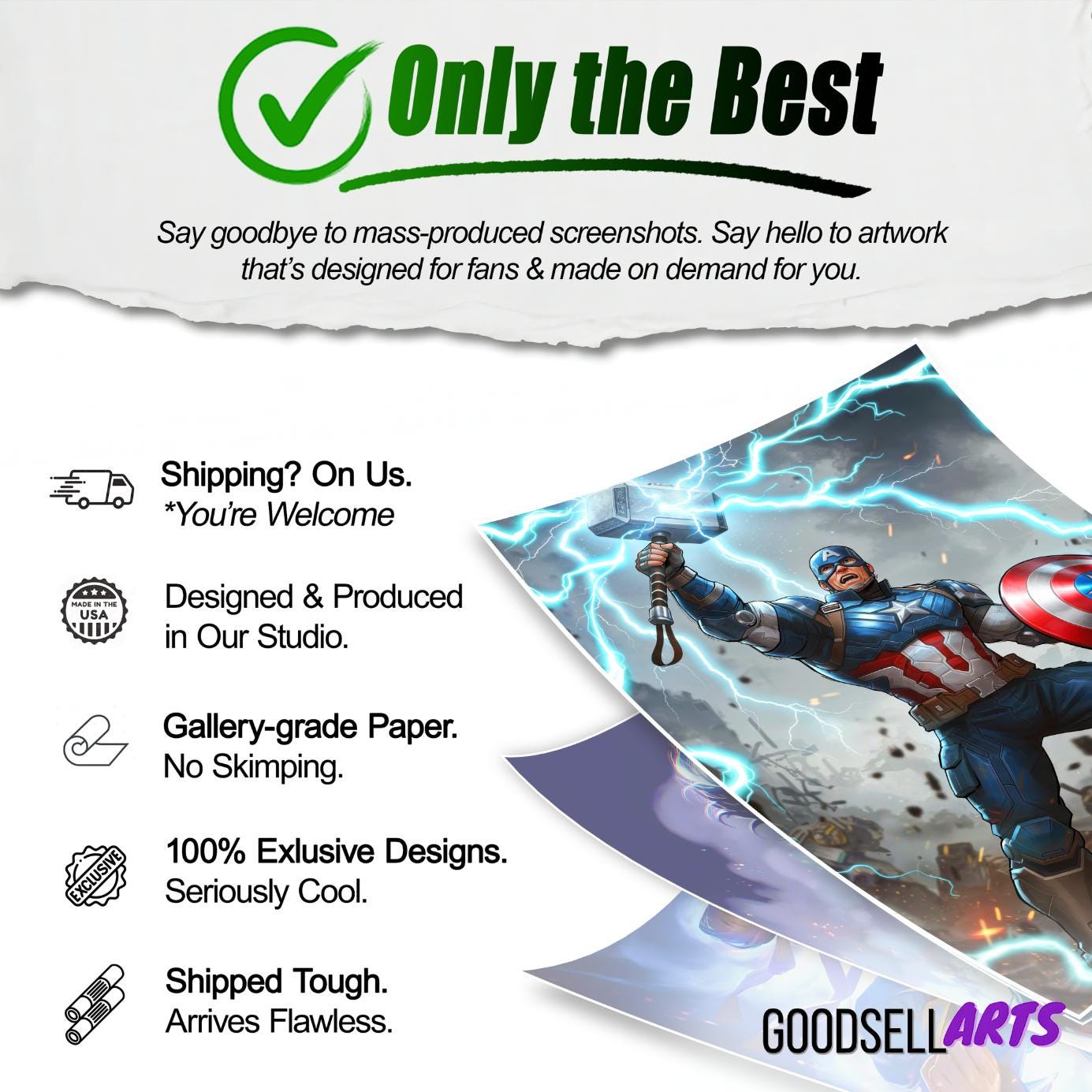 Captain America Poster | Marvel wall art print, Steve Rogers Superhero Comic decor, Gamer room decor, Avengers Gift for Marvel Fans