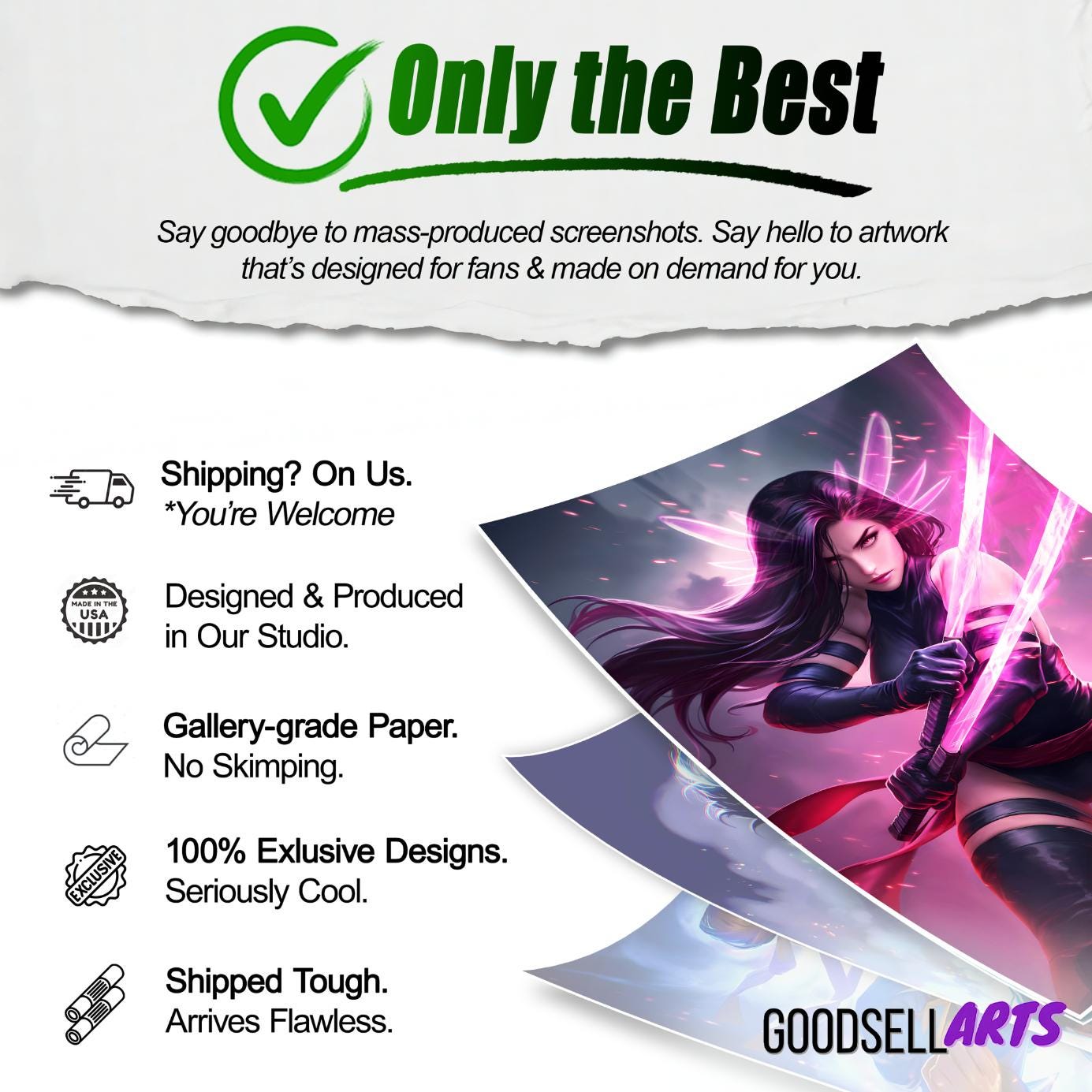 Psylocke Poster Print | Marvel Rivals Poster | X-Men art print | Video Game art | Betsy Braddock | Game room decor | Marvel X-men poster
