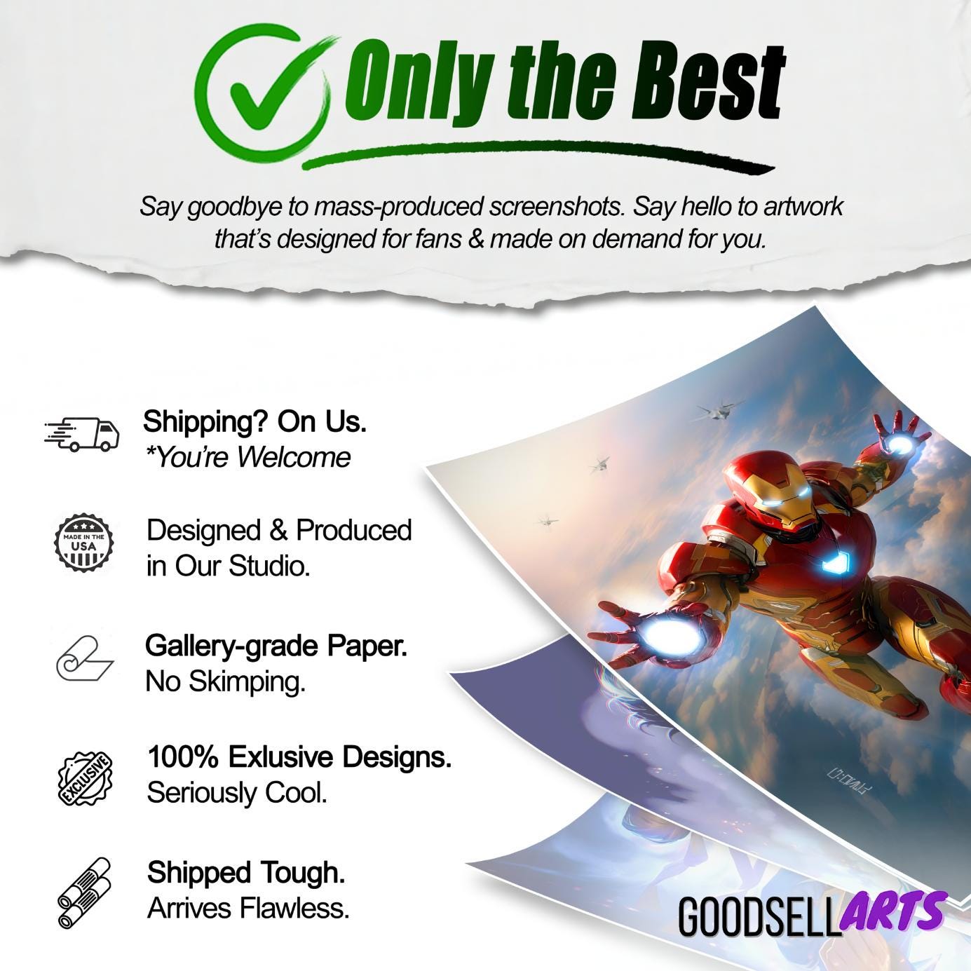 Iron Man Poster Print | Avengers Iron Man wall art | Marvel Wall art | Tony Stark poster | Iron-Man fan Art | Iron man fan gift | Geek gift