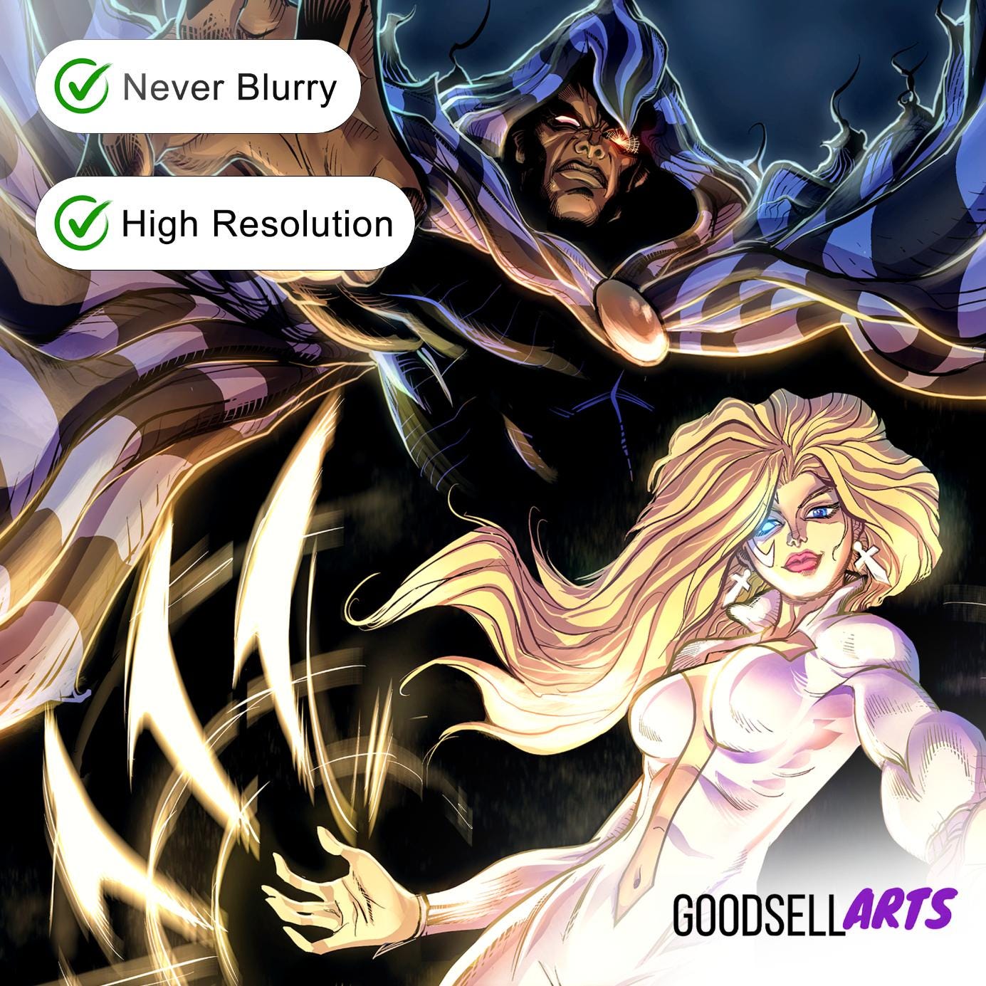 Cloak and Dagger Poster Print | Marvel Rivals poster | Marvel wall art | Game room decor | Video game art, Marvel fan gift