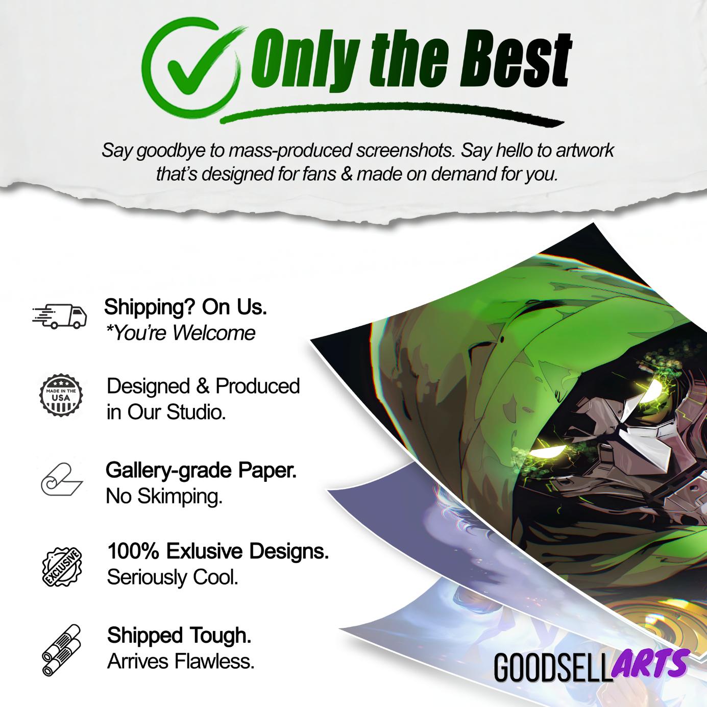 Doctor Doom Poster,, Marvel Wall Art, Dr. Doom Art Print, Avengers Doomsday poster, Victor Von Doom, Gamer room decor, Fantastic Four poster