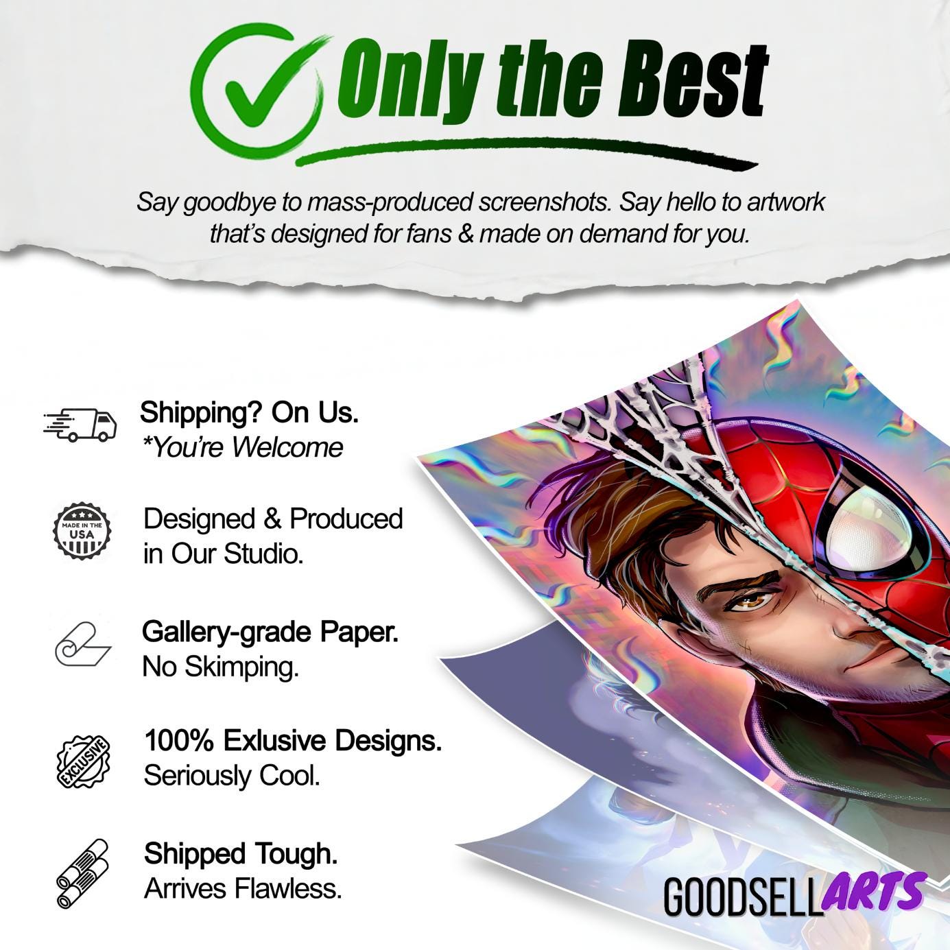 Spiderman Poster Print | SpiderVerse Poster | Peter Parker poster | Spiderman wall art | Spiderman portrait | Peter Parker Spiderverse print